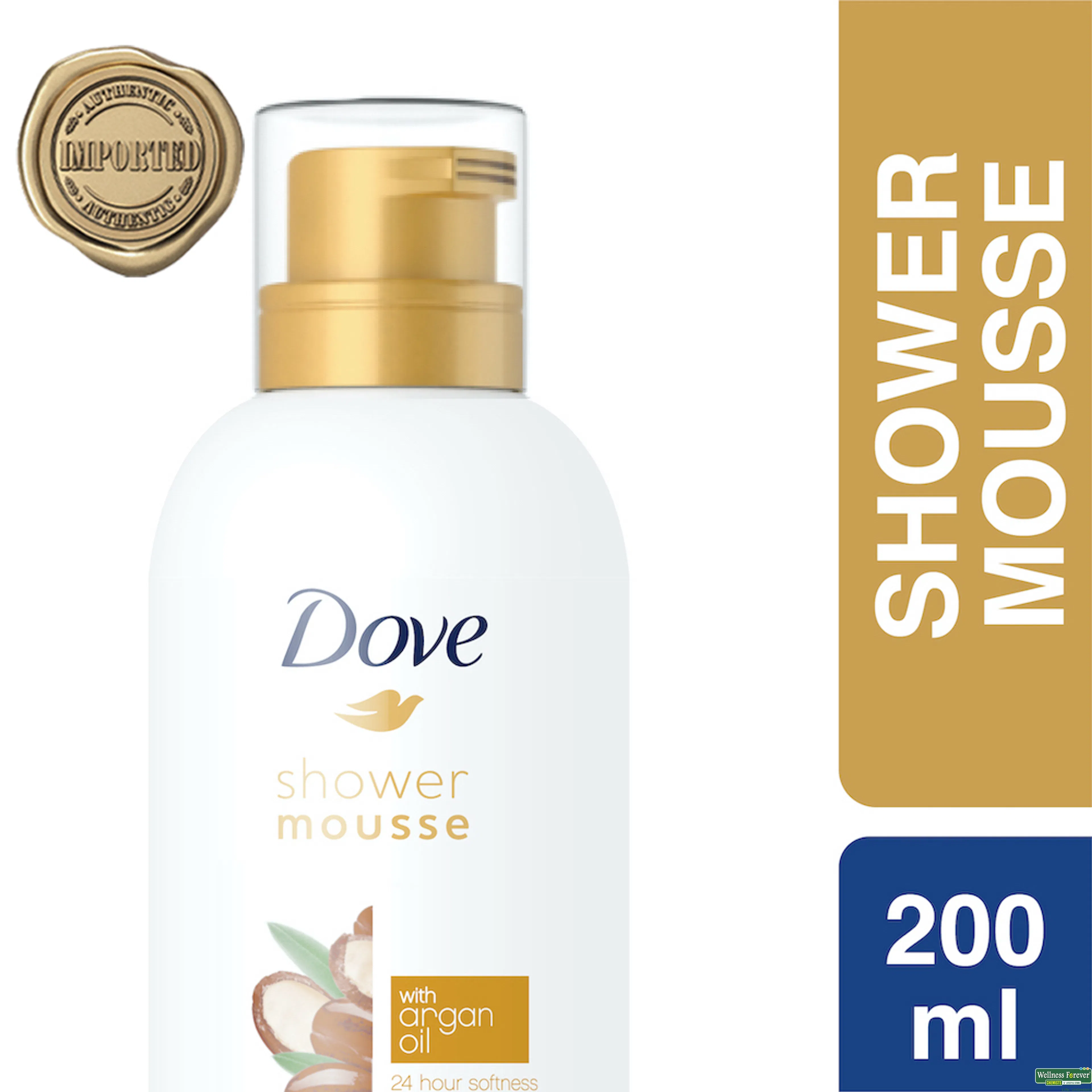 DOVE SHOWER MOUSSE WITH ARGAN OIL 200ML-image