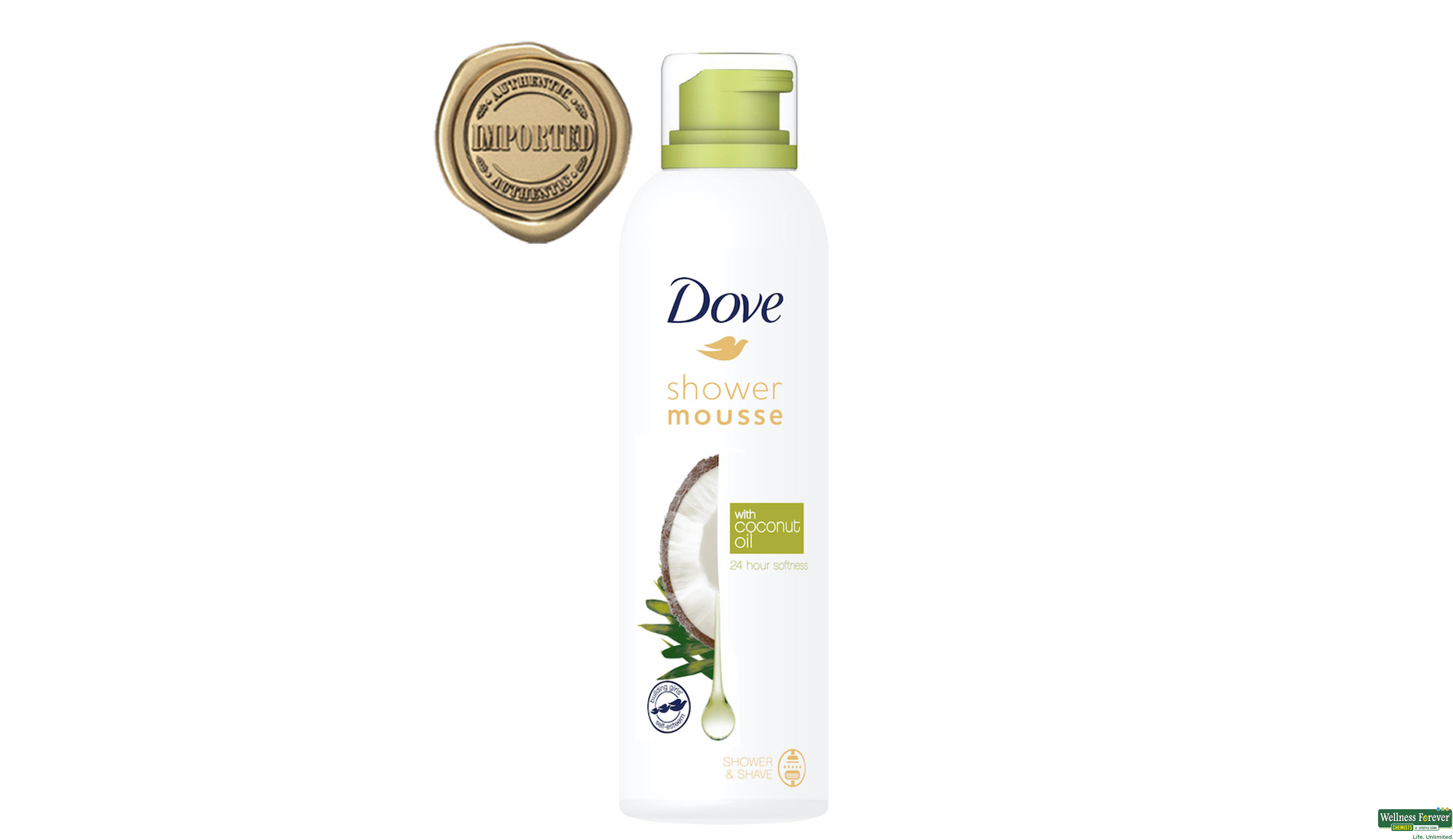 DOVE SHOWER MOUSSE WITH COCONUT OIL 2000- 2, 200ML, null