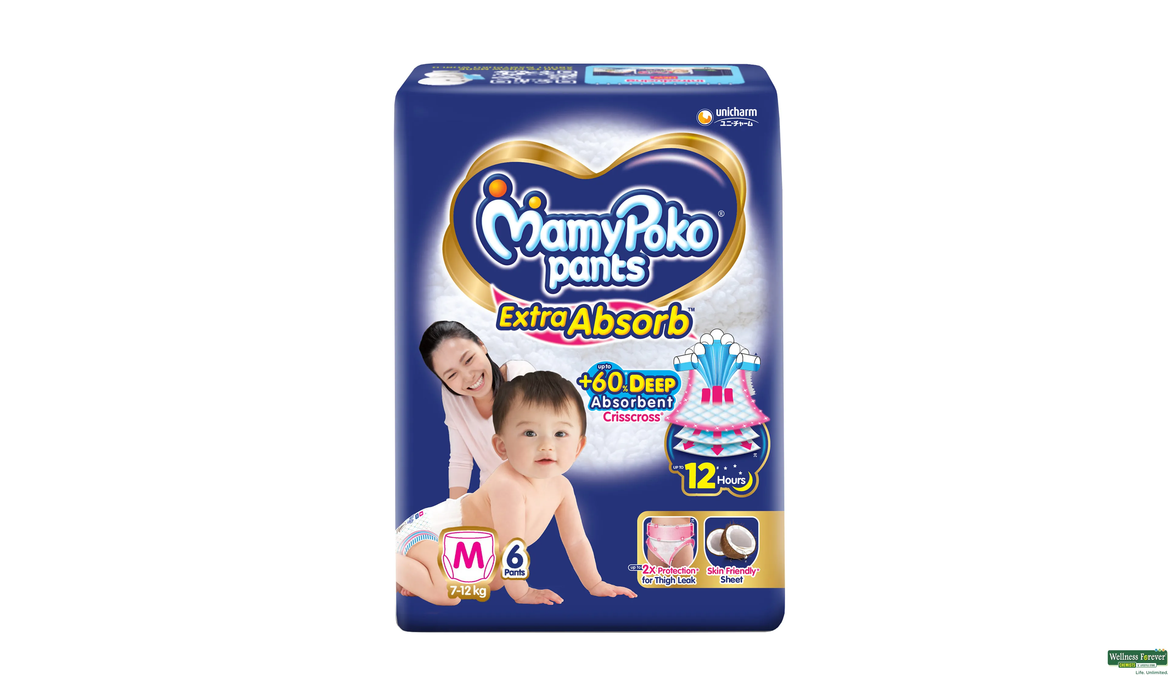 MamyPoko Pants Extra Absorb Baby Diapers, New Born /X-Small (NB /XS), 114  Count, Upto 5kg - Price History