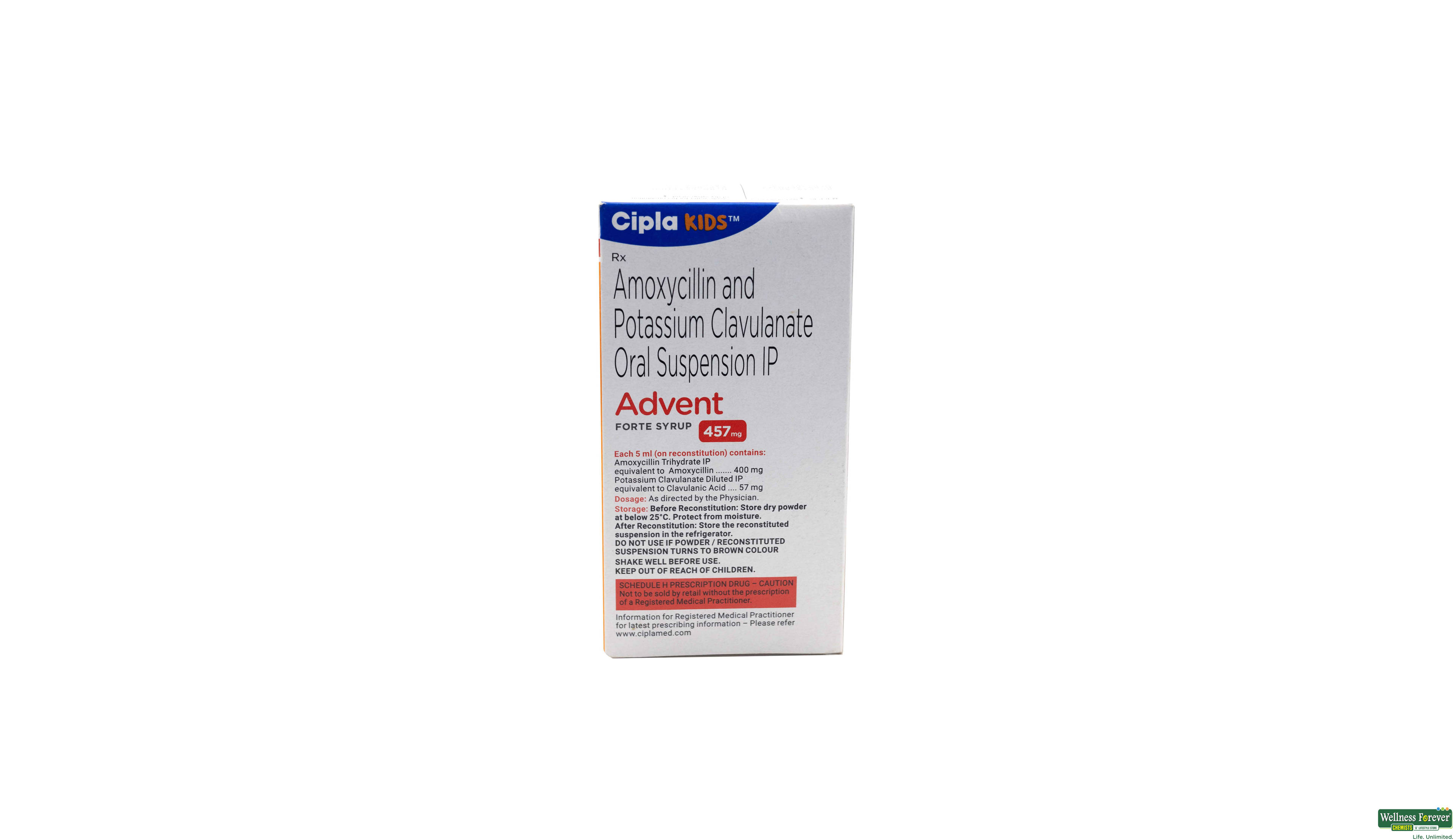 ADVENT FORTE 457MG KID SYP 30ML- 3, 30ML, 