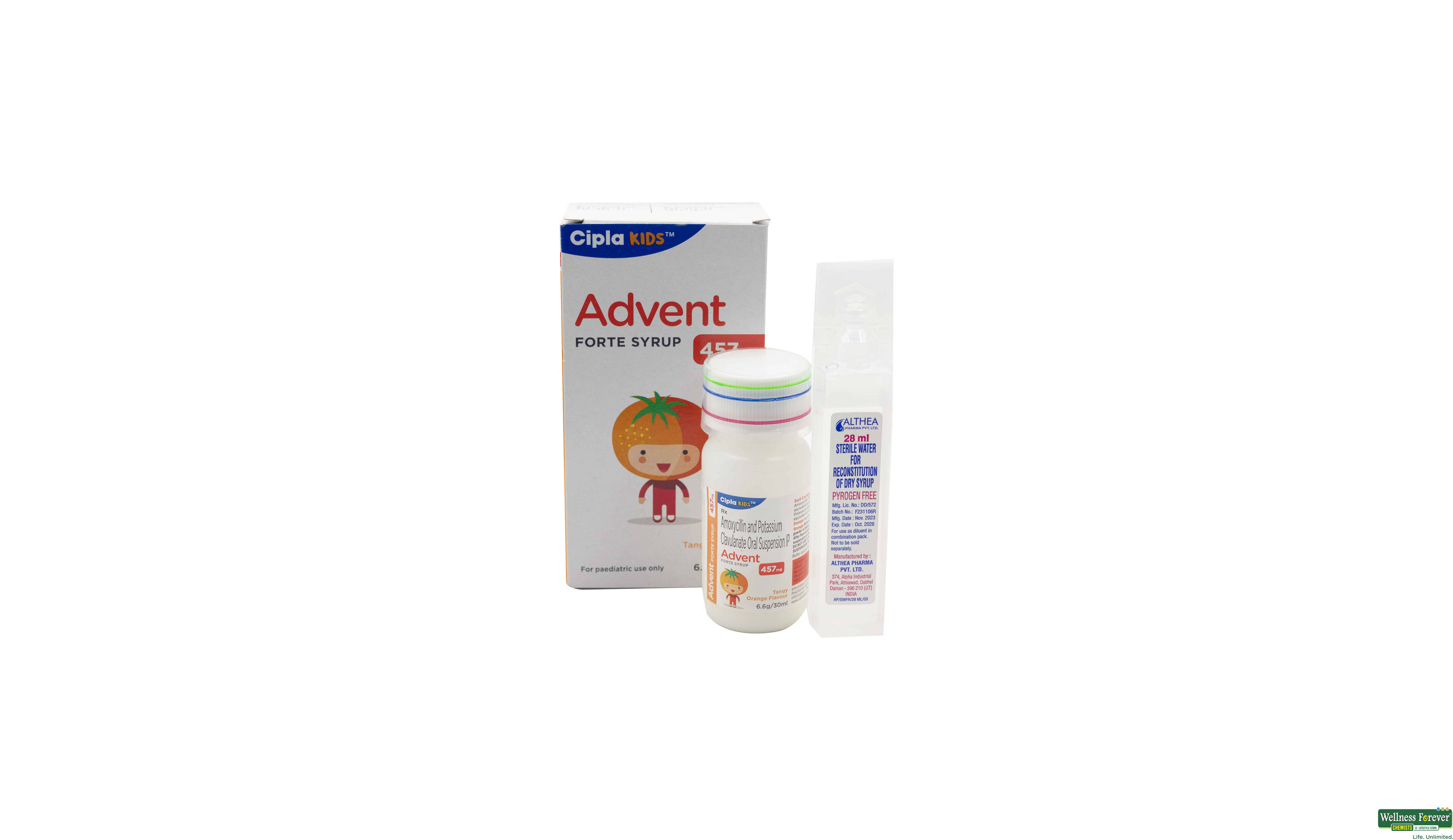 ADVENT FORTE 457MG KID SYP 30ML- 5, 30ML, 