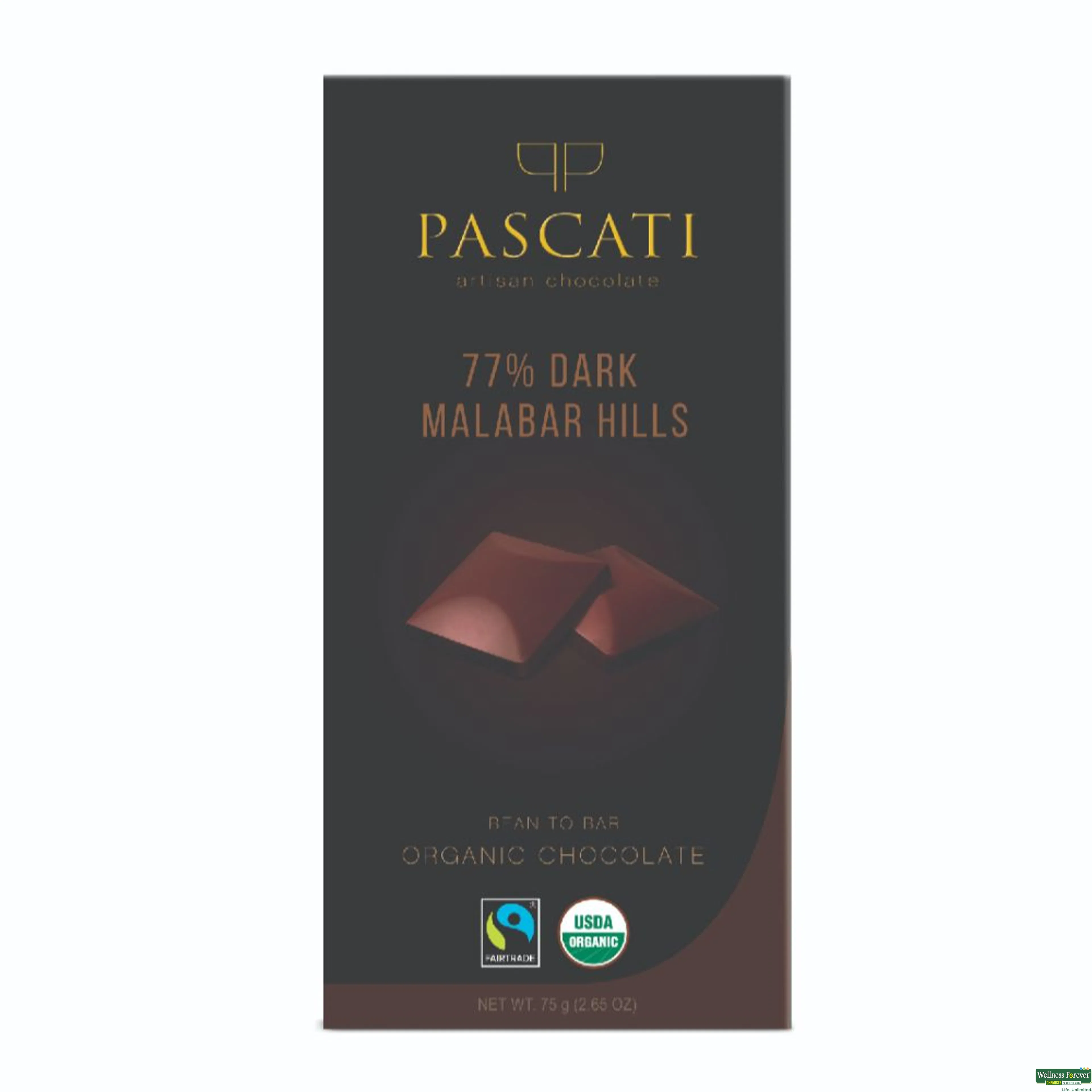 PASCATI CHOC 77%  MALABAR HILLS 75G-image