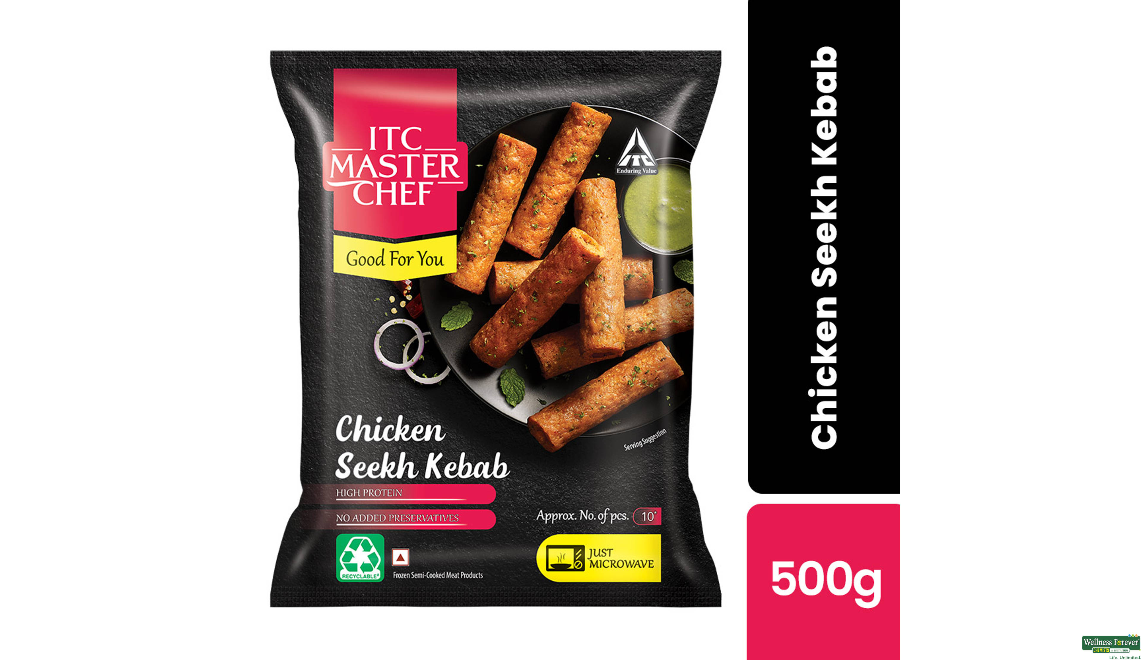 ITC MASTER CHEF CHI SEEKH KEBAB 500G- 2, 500GM, 