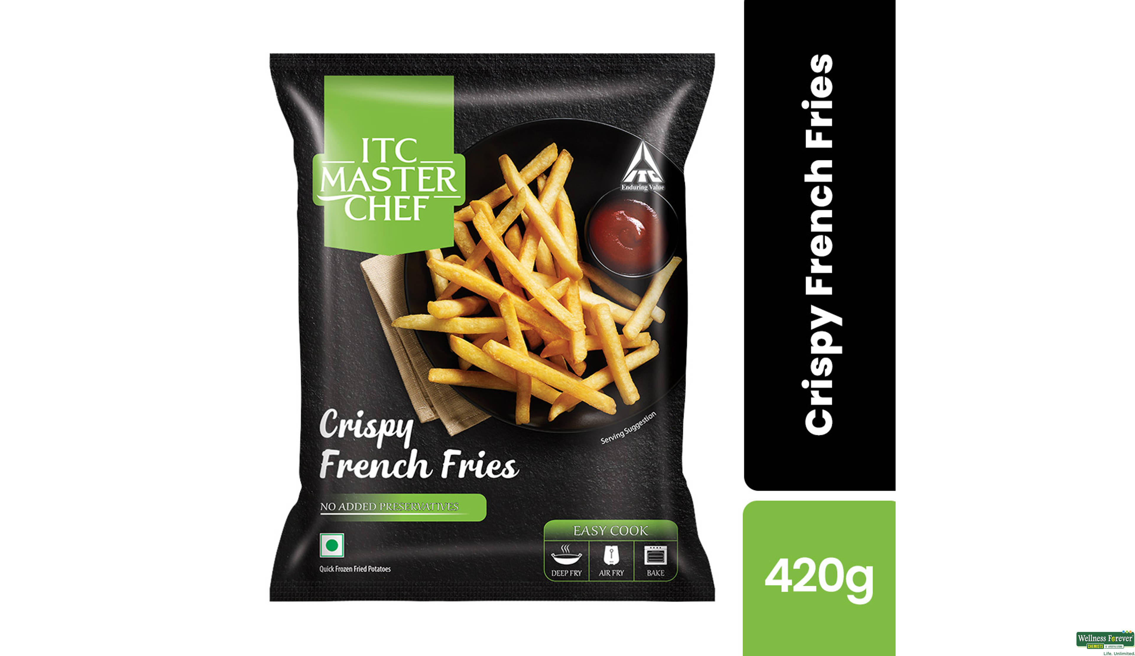 ITC MASTER CHEF CRISPY FRENCH FRIES 420G- 2, 420GM, 