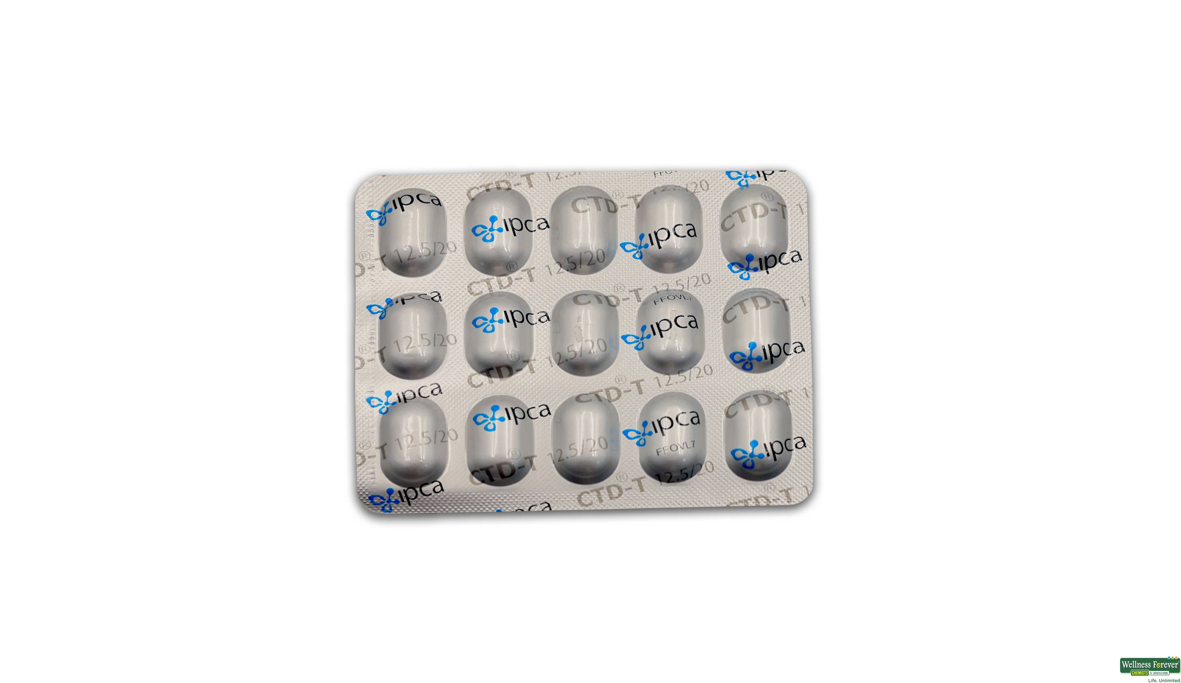 CTD-T 12.5/20MG 15TAB- 2, 15TAB, 