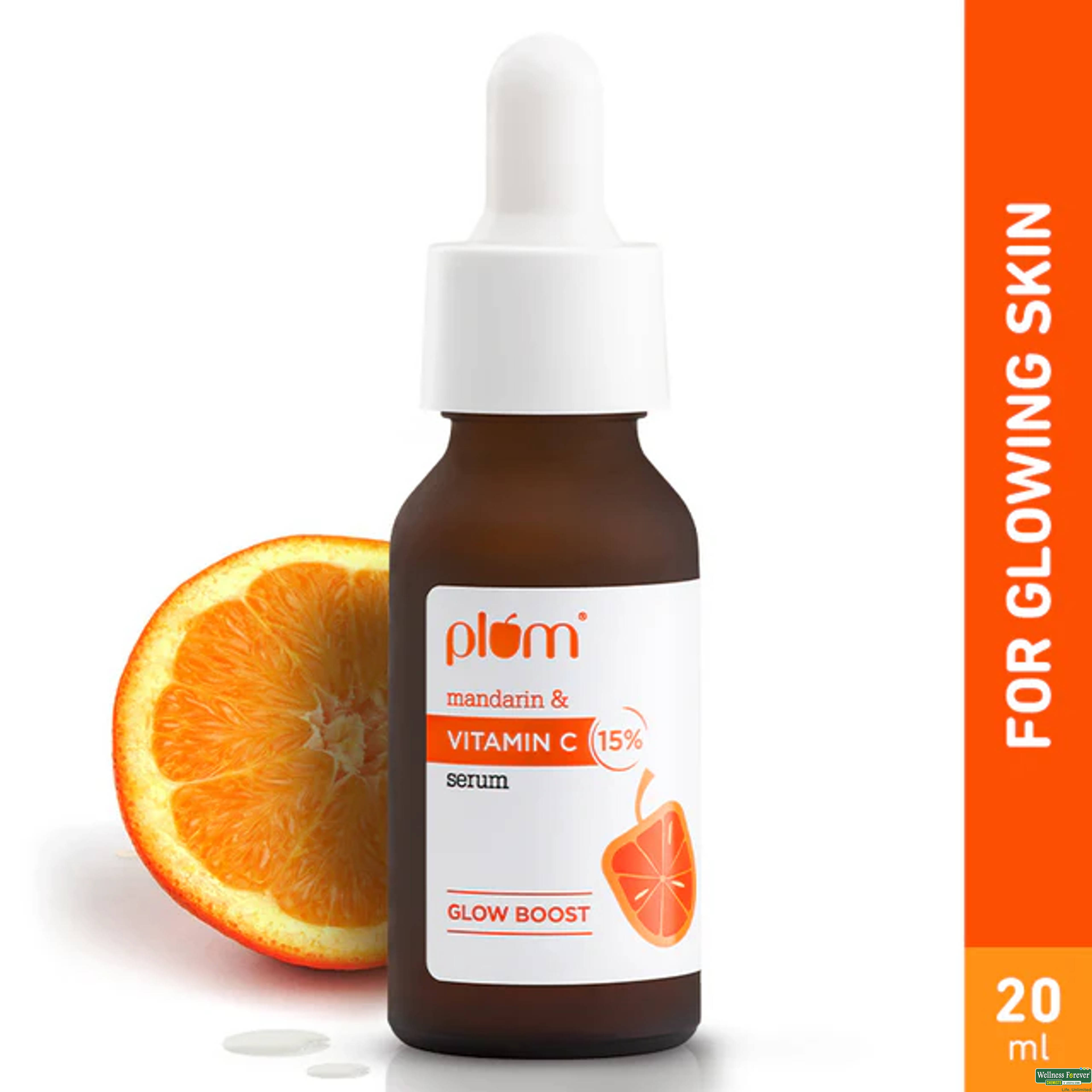Plum 15% Vitamin C Face Serum with Mandarin 20ml-image