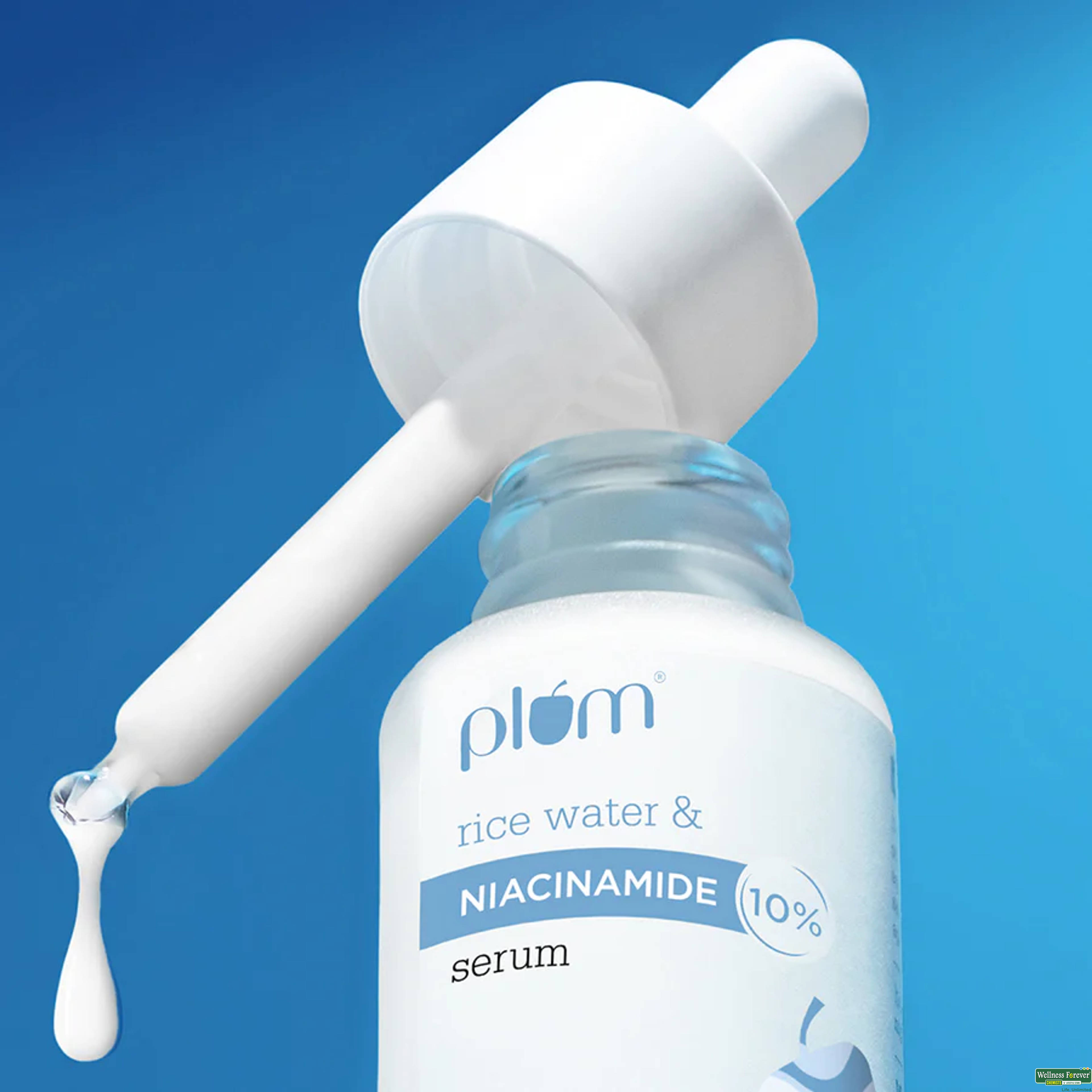 PLUM10% NIACINAMIDE SERUM RICEWATER 15ML-image