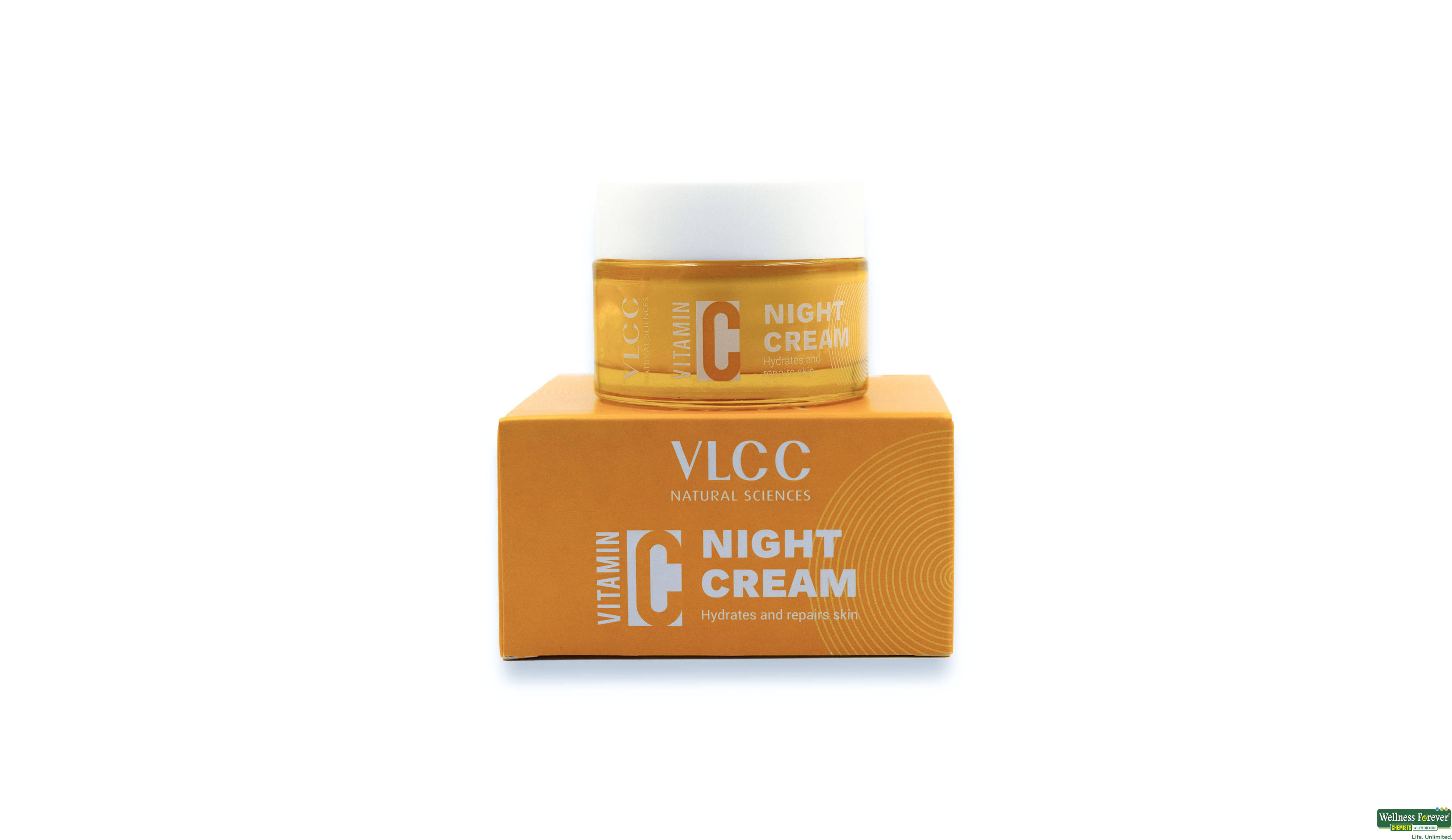 VLCC VITAMIN C NIGHT CREAM 50GM- 1, 50GM, 