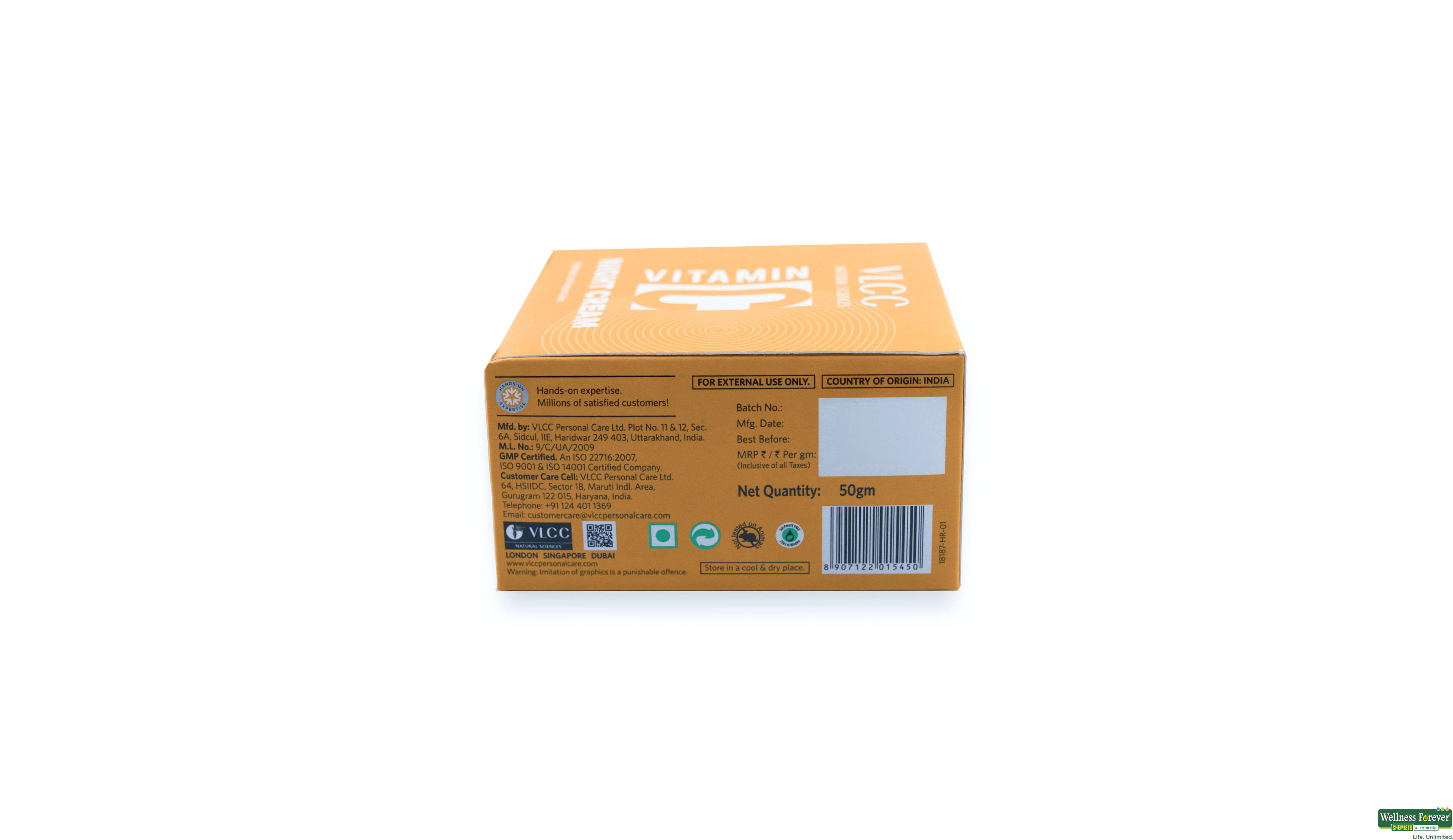 VLCC VITAMIN C NIGHT CREAM 50GM- 5, 50GM, 