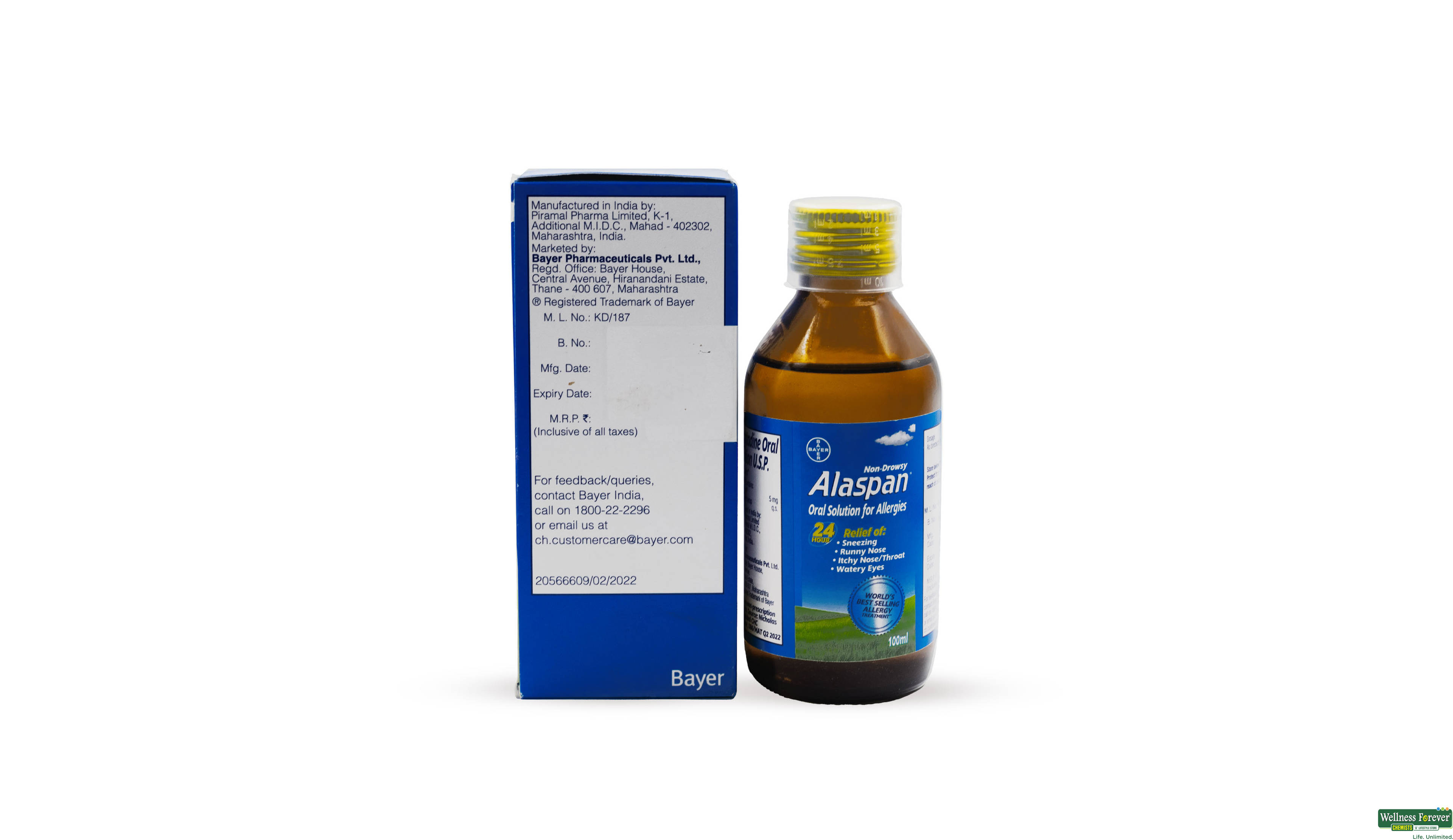 ALASPAN SYP 100ML- 3, 100ML, 