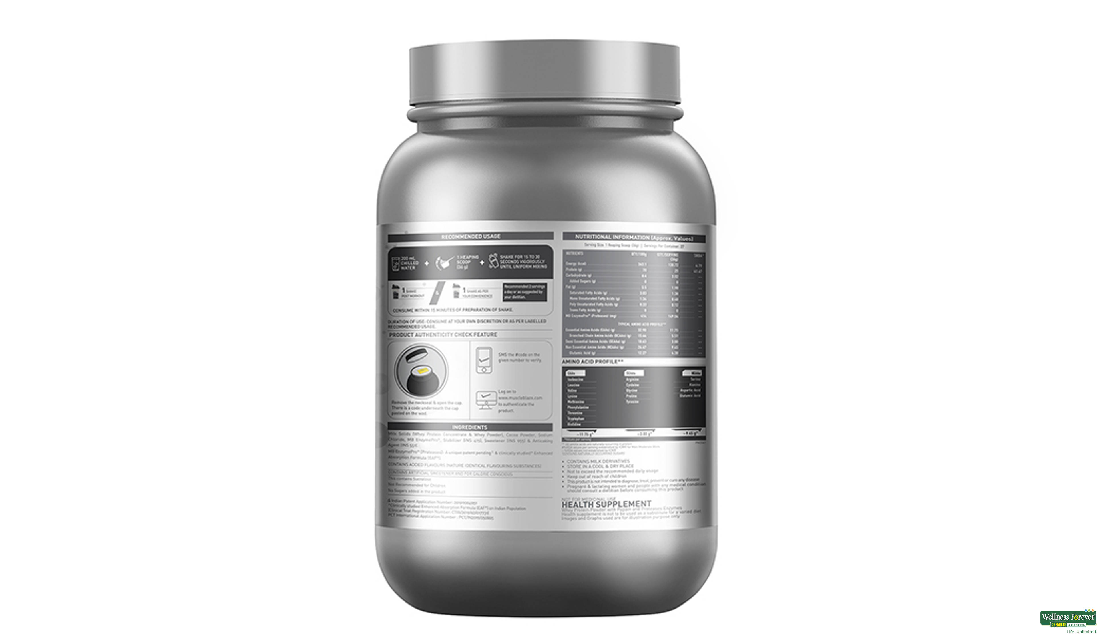 MB BIOZYME PERFORMANCE WHEY PROTEIN RICH CHOCOLATE 1KG- 2, 1KG, 