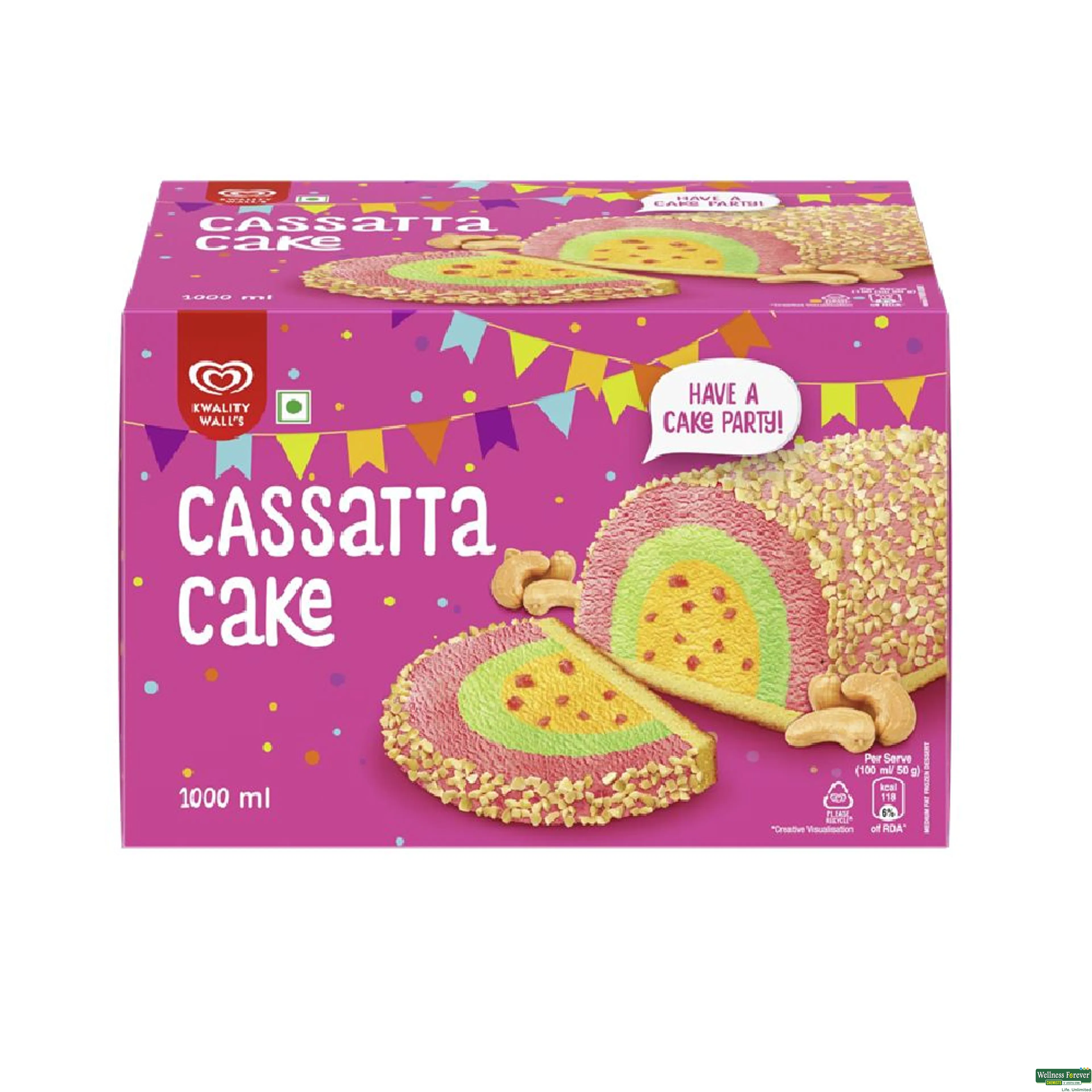 KW I/C CASSATTA CAKE 1LTR-image