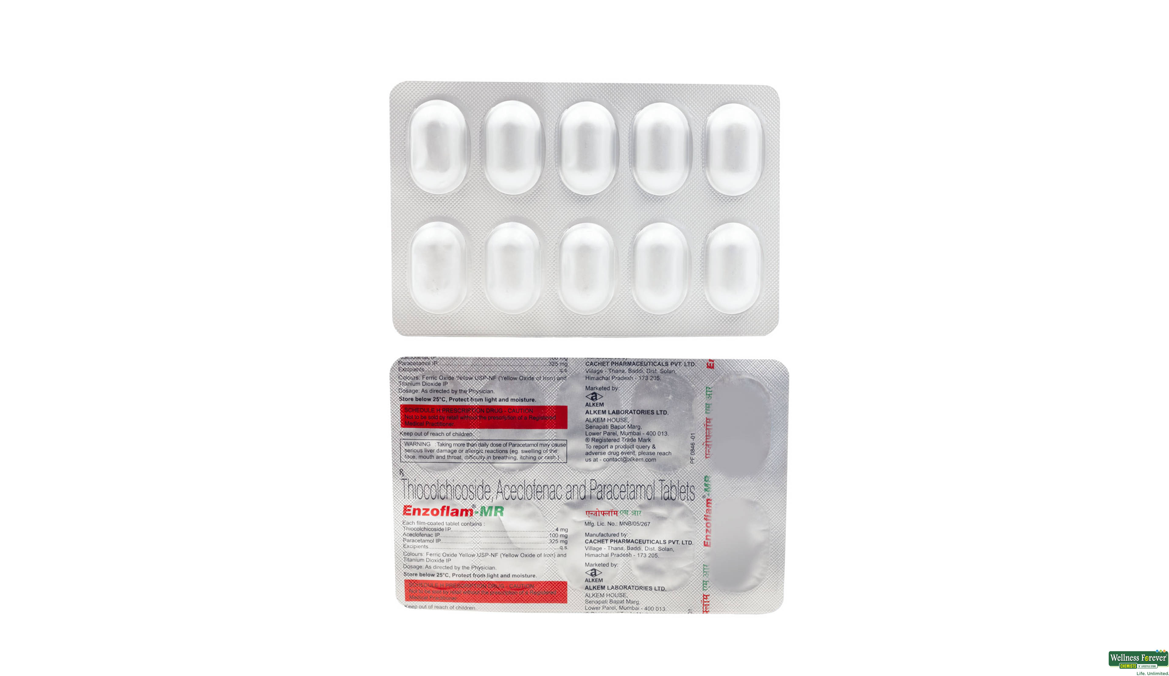 ENZOFLAM-MR 10TAB- 1, 10TAB, 