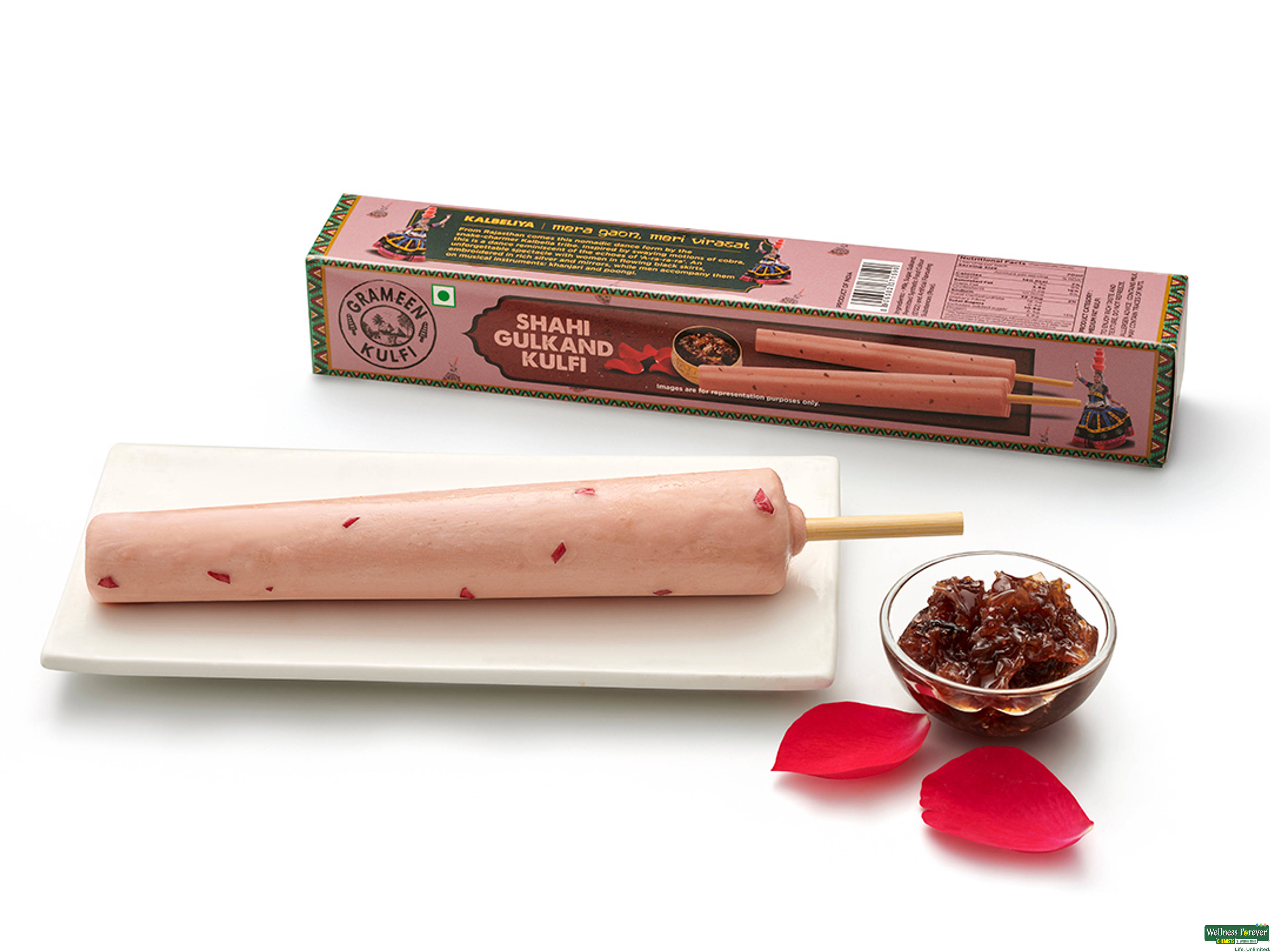 Grameen Kulfi Shahi Gulkand Stick, 70 ml-image