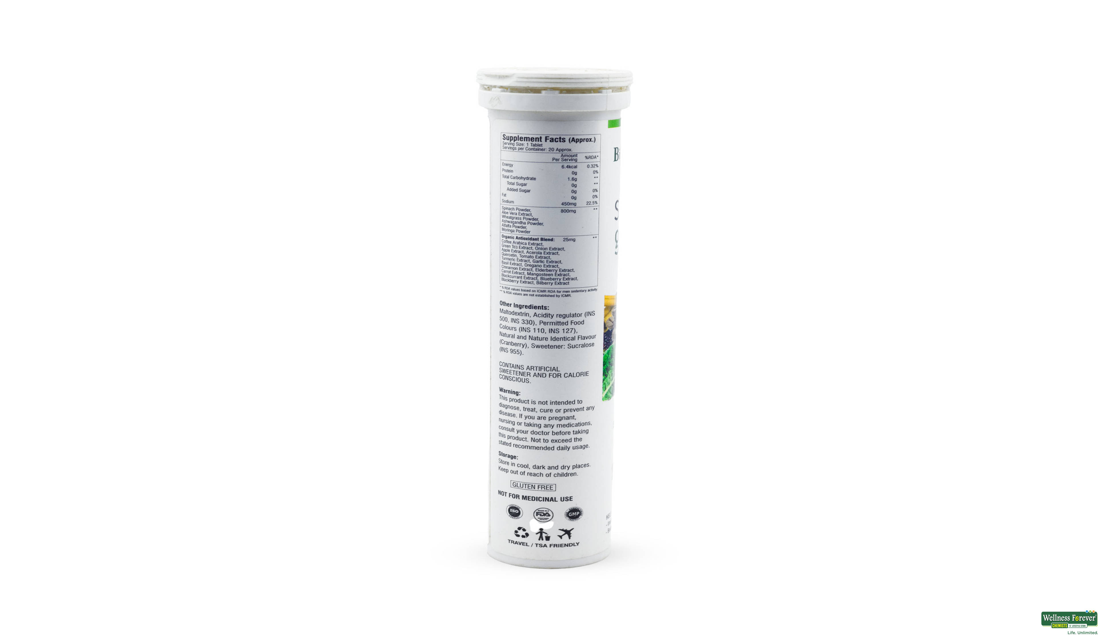 BIOHEALTH SUPER GREEN 20TAB- 2, 20TAB, 