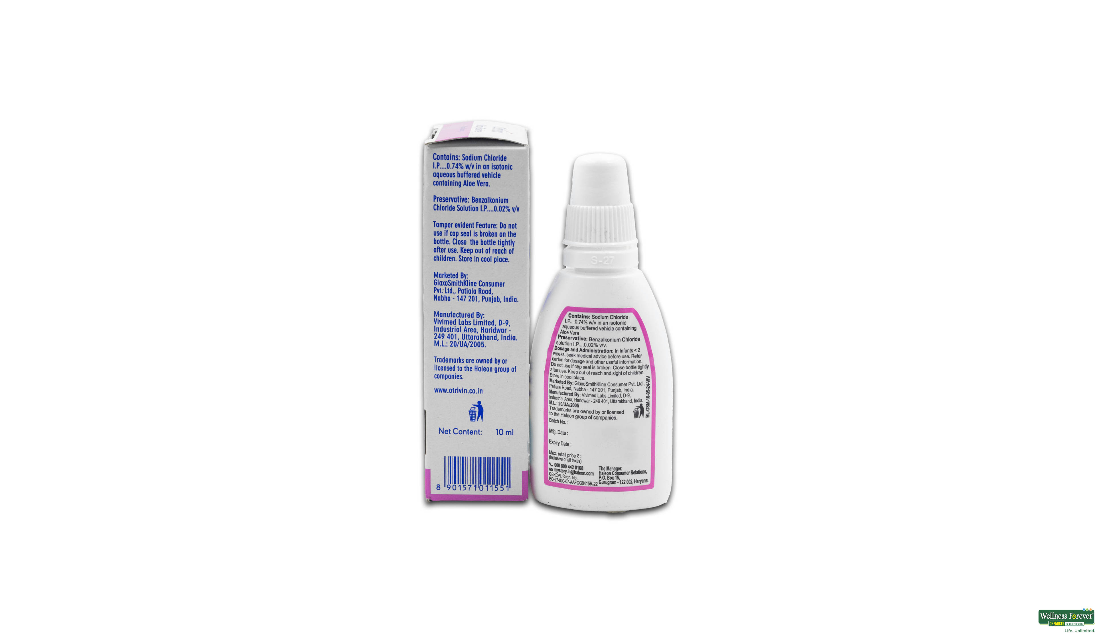 OTRIVIN BABY SALINE N/SPRAY 10ML ##- 2, 10ML, Provides natural relief from nasal congestion
Safe for infants and young children
Helps clear nasal passages and facilitates easier breathing
Can be used as often as needed without the risk of rebound congestion