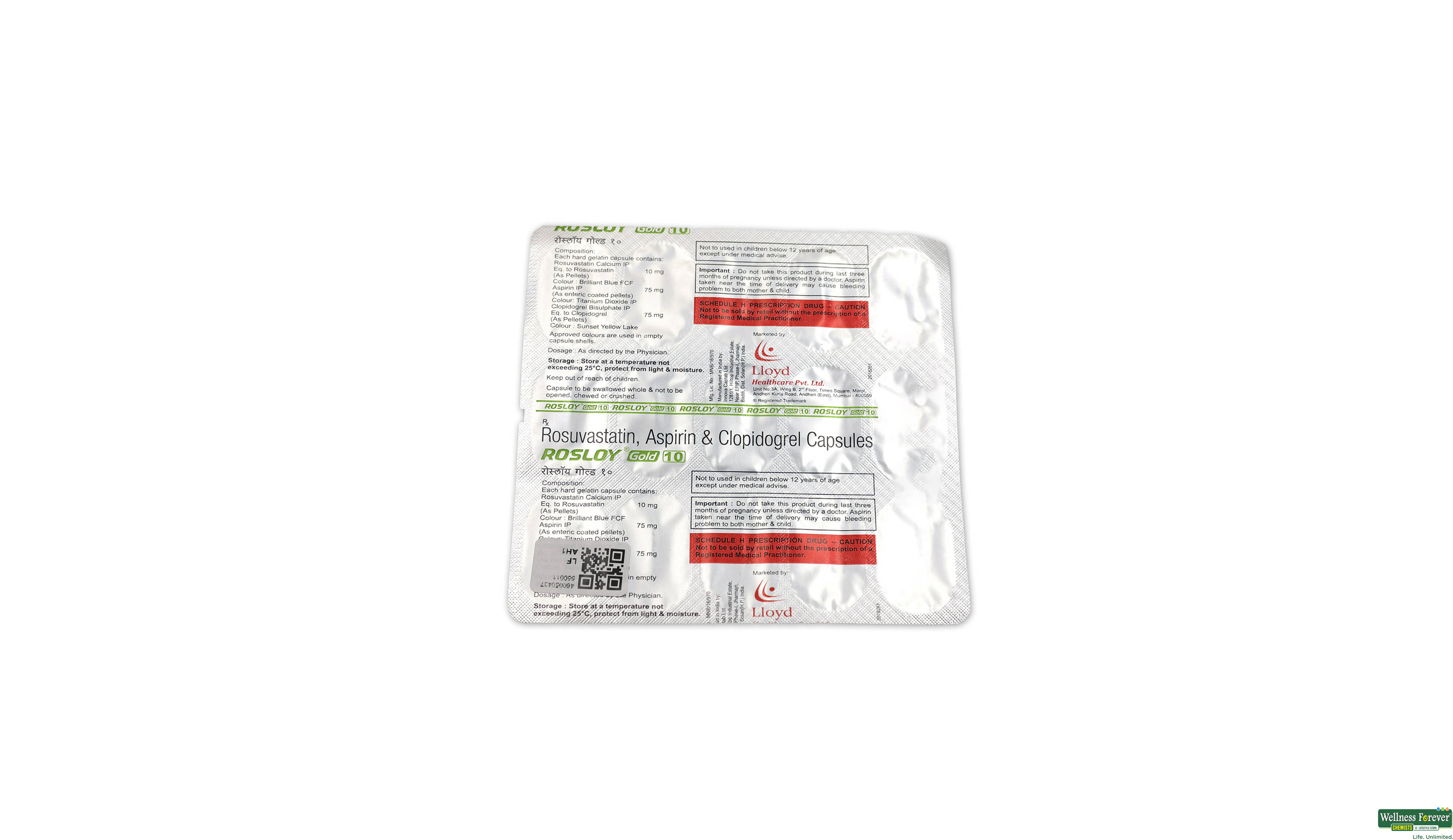 ROSLOY GOLD 10MG 15CAP- 1, 15TAB, 