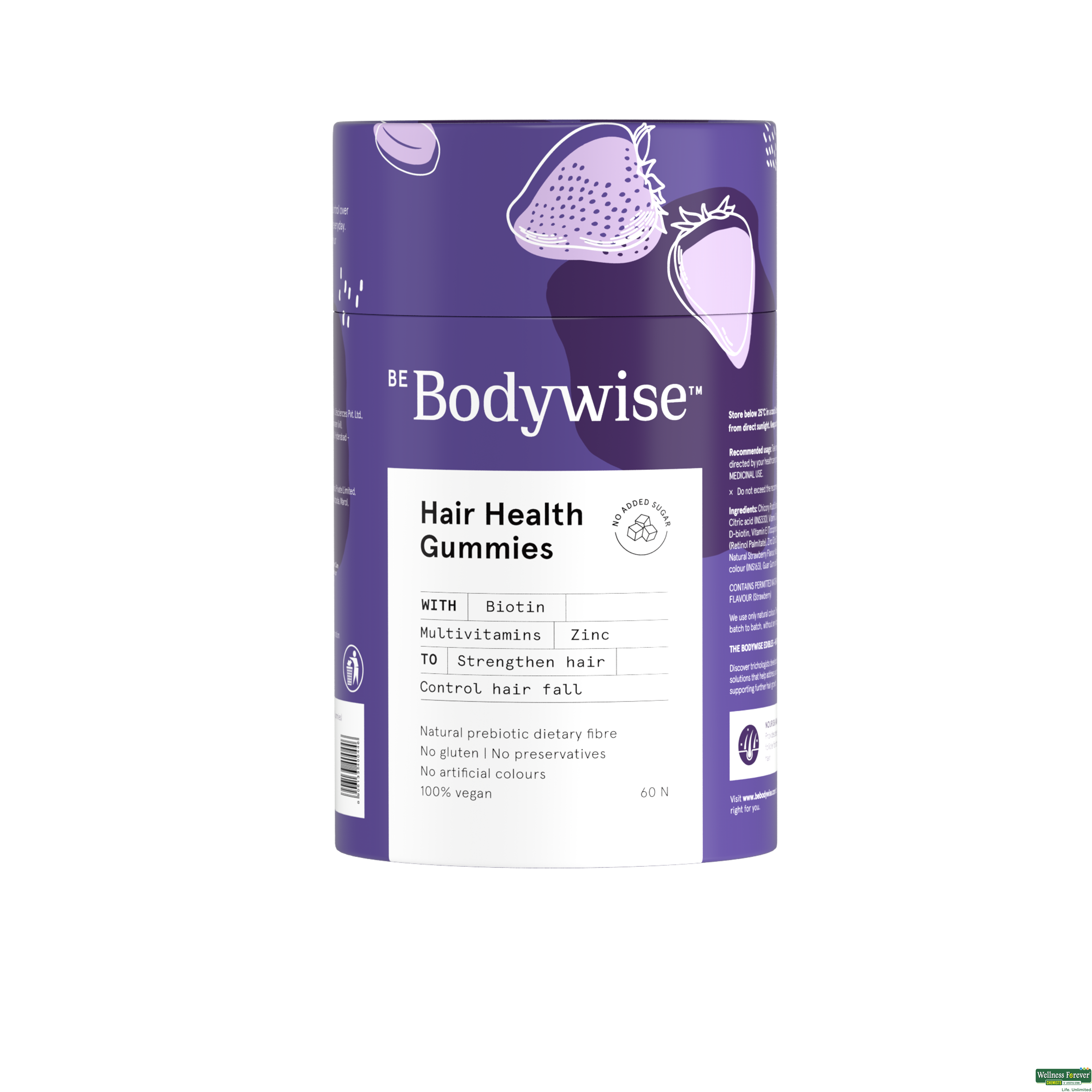 BE BODYWISE HAIR HEALTH GUMMY 60PCS-image
