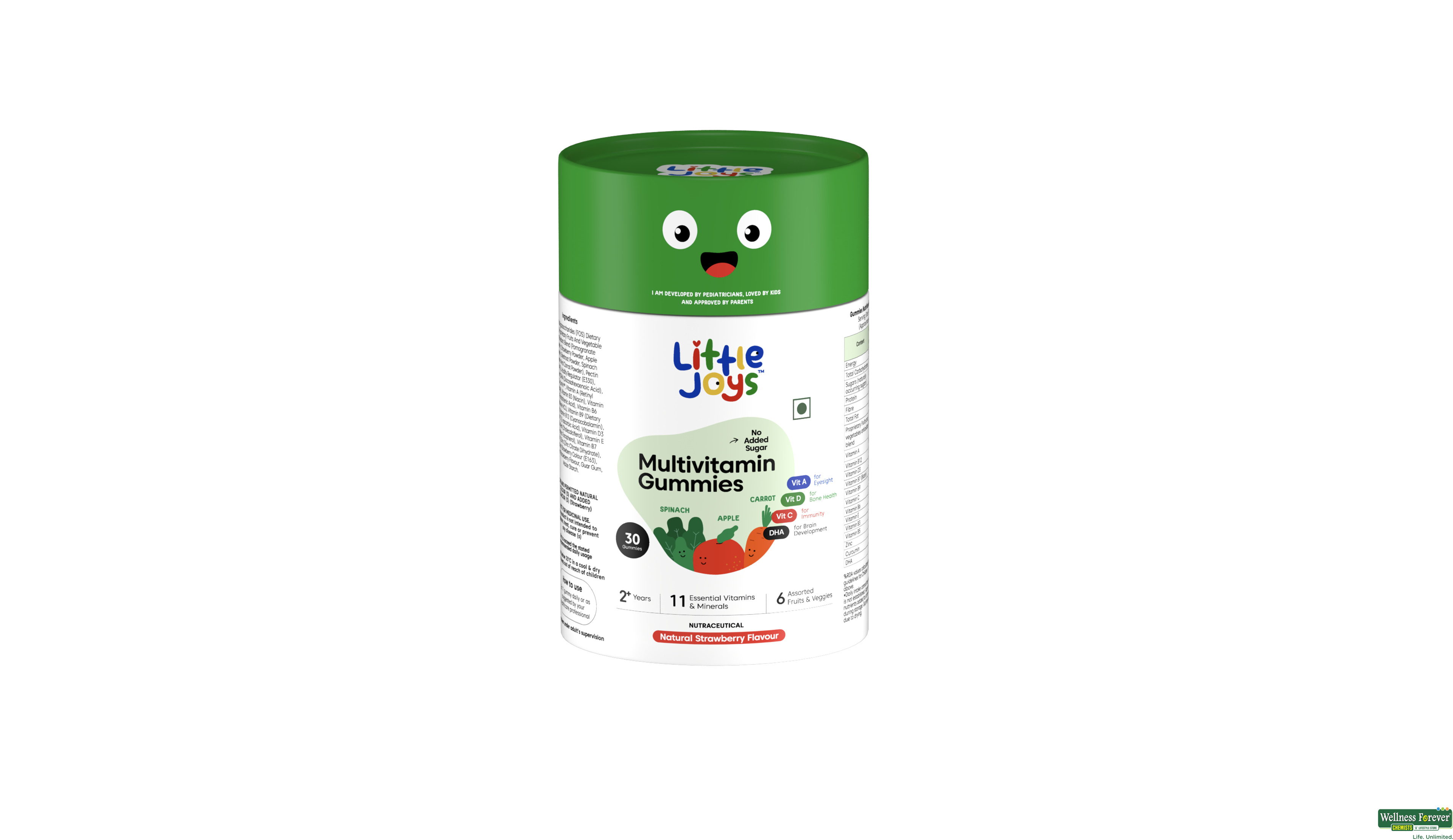 LITTLE JOYS MULTIVITAMIN GUMMY 2+ 30PCS- 2, 30PC, 