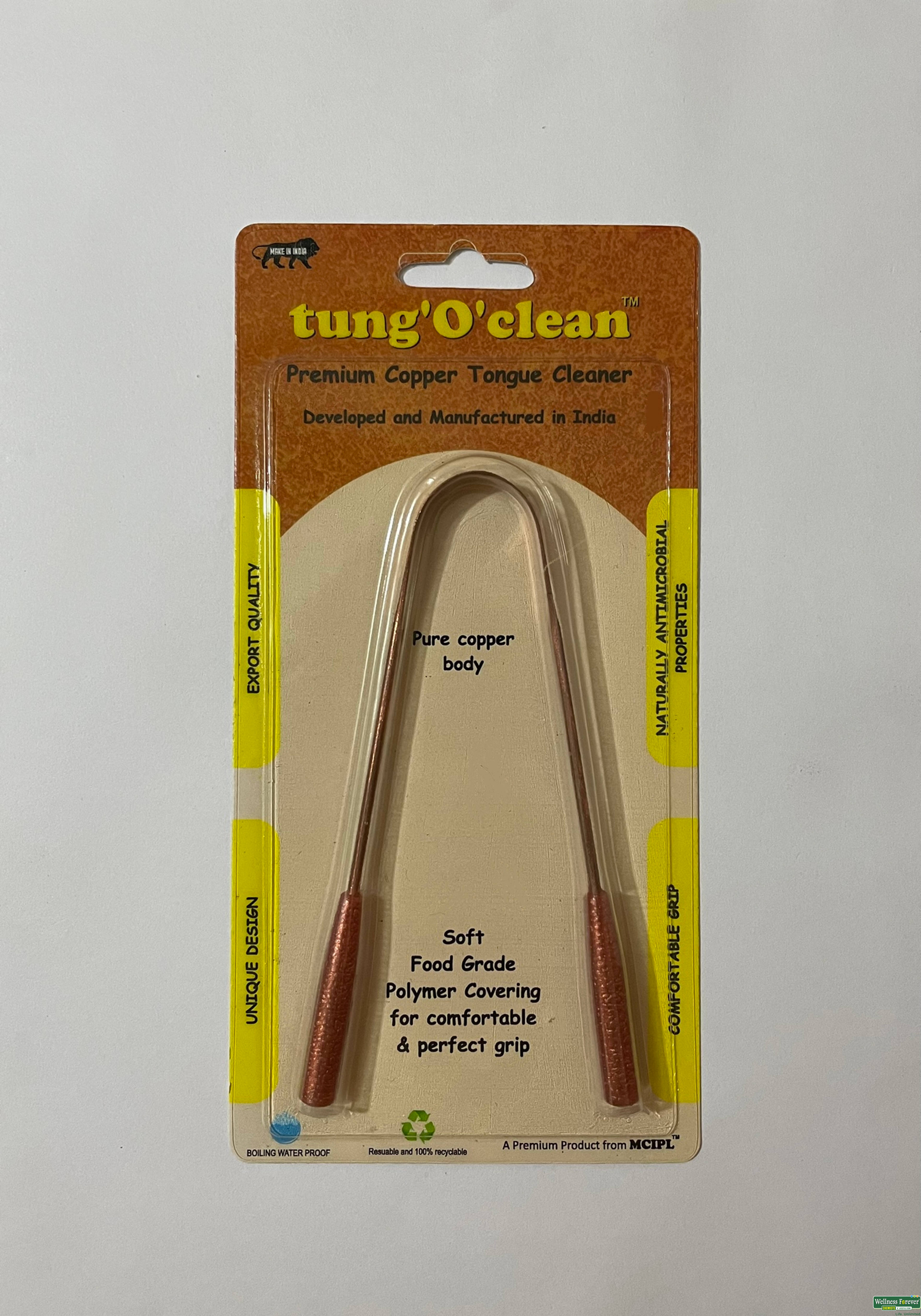 O Clean Copper Tongue Cleaner, 1 Piece-image