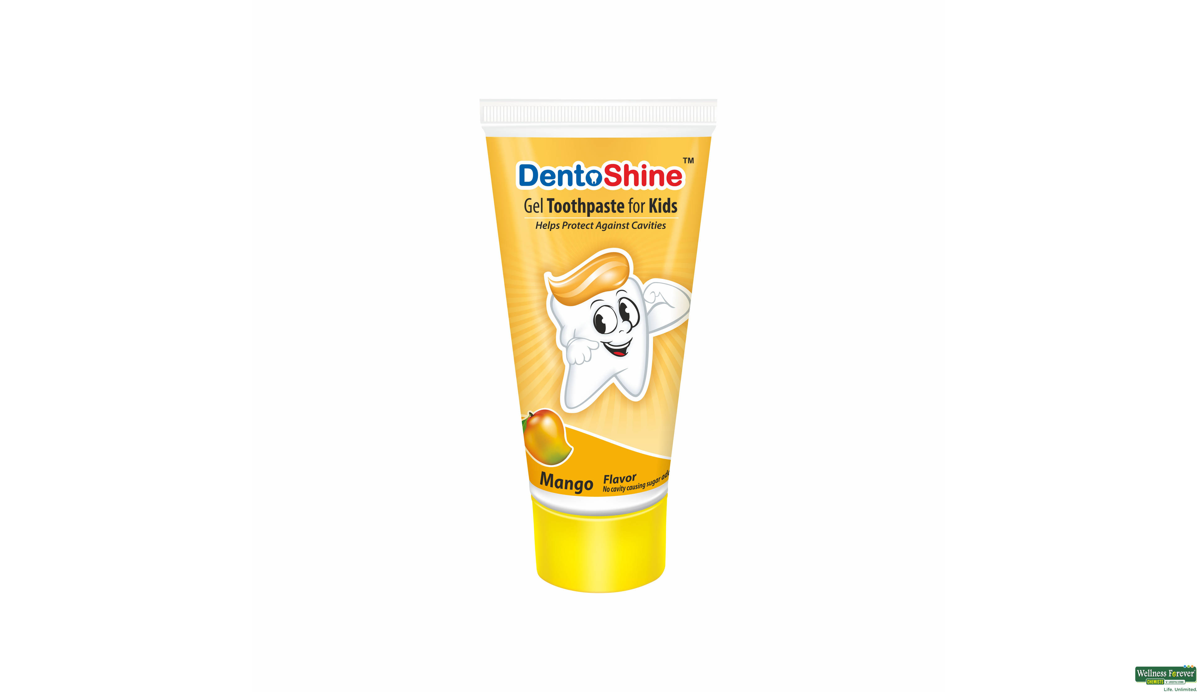 DENTOSHINE T/PASTE KIDS MANGO 80GM- 1, 80GM, 