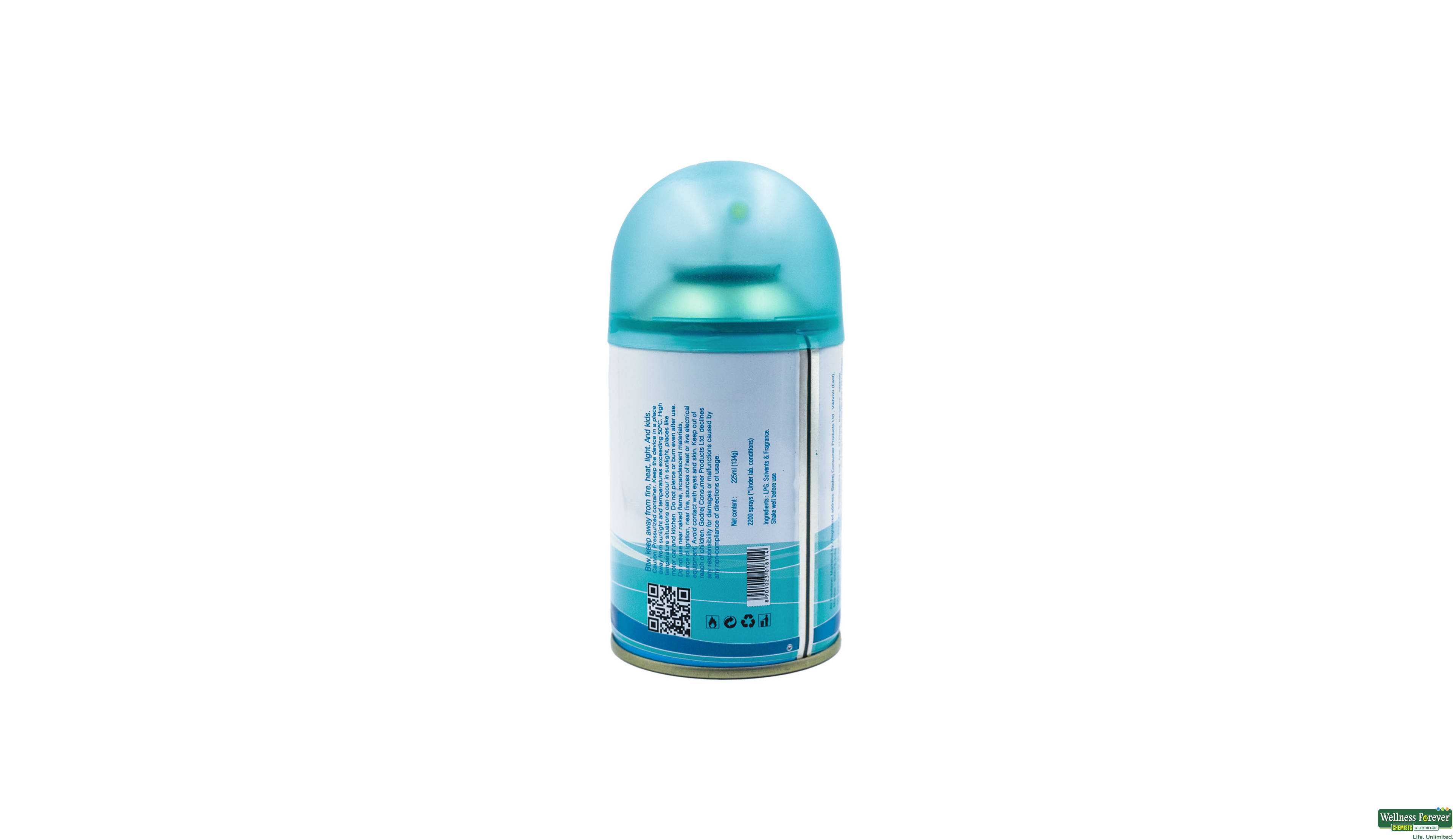 GOD AER MATIC BLUE MACHINE+REFIL 225ML- 2, 225ML, 