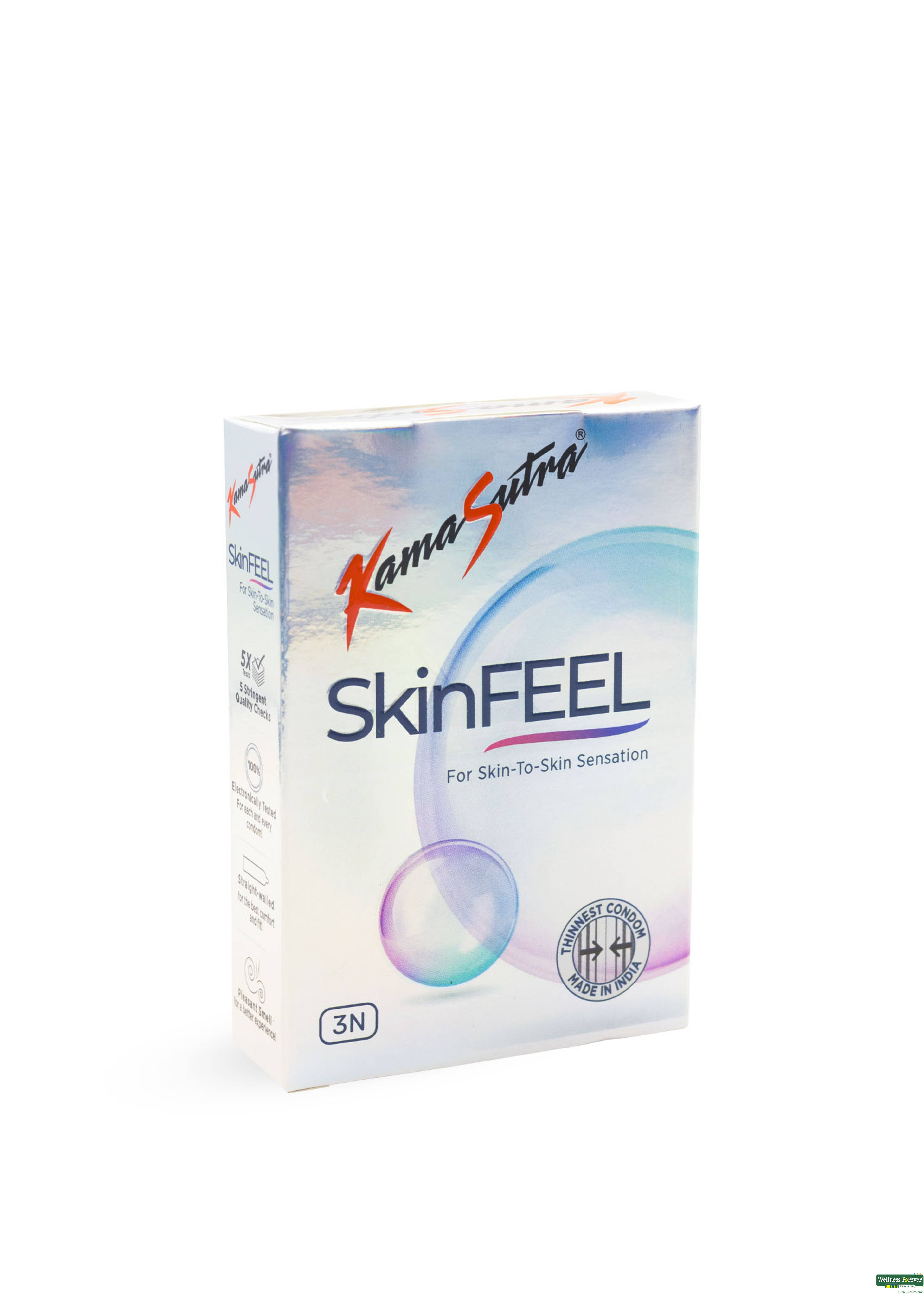 Kamasutra Skin Feel Thinnest Condoms 3 Pieces-image