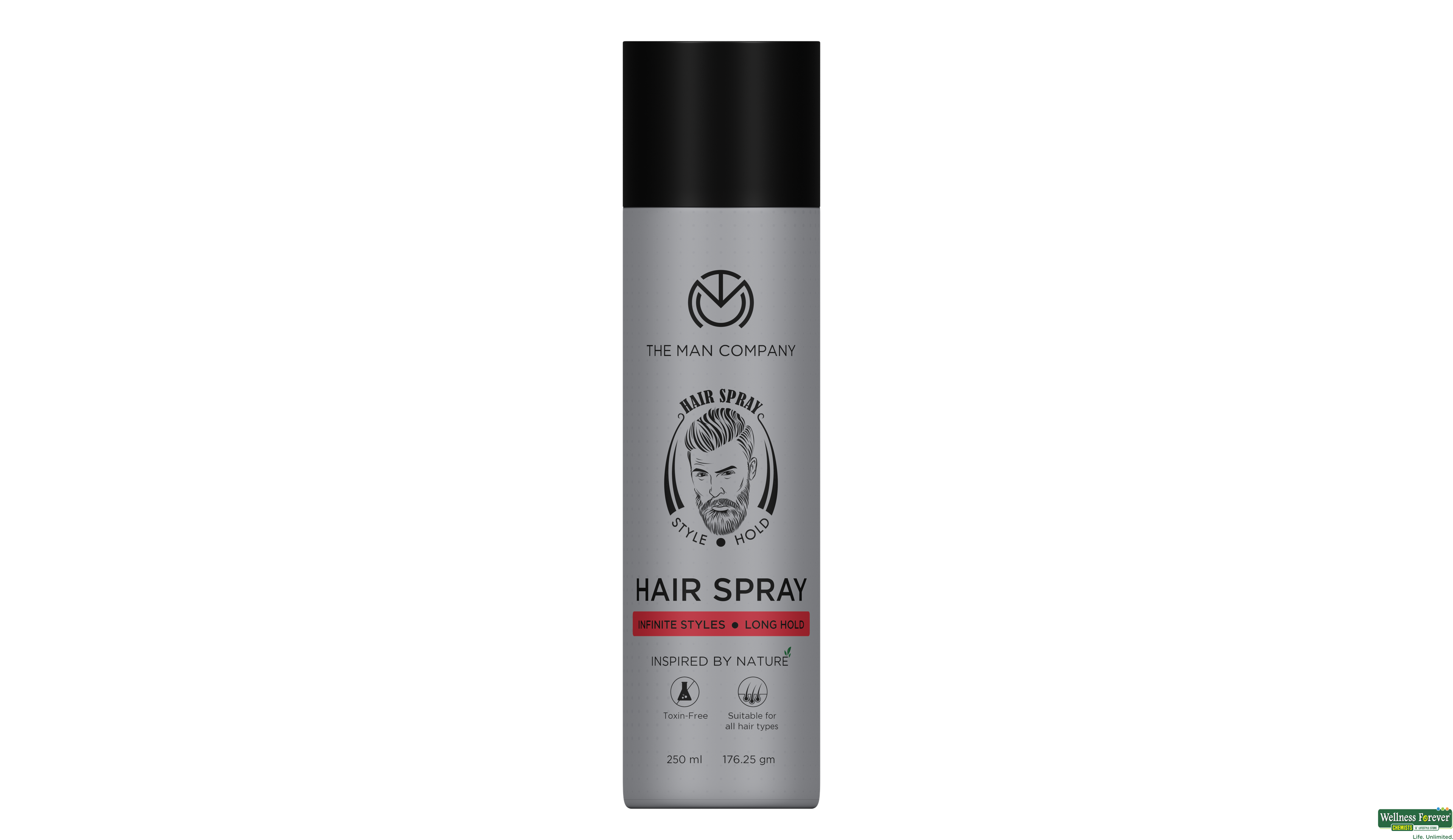 THE MAN HR/SPRAY LONG HOLD 250ML- 1, 250ML, 