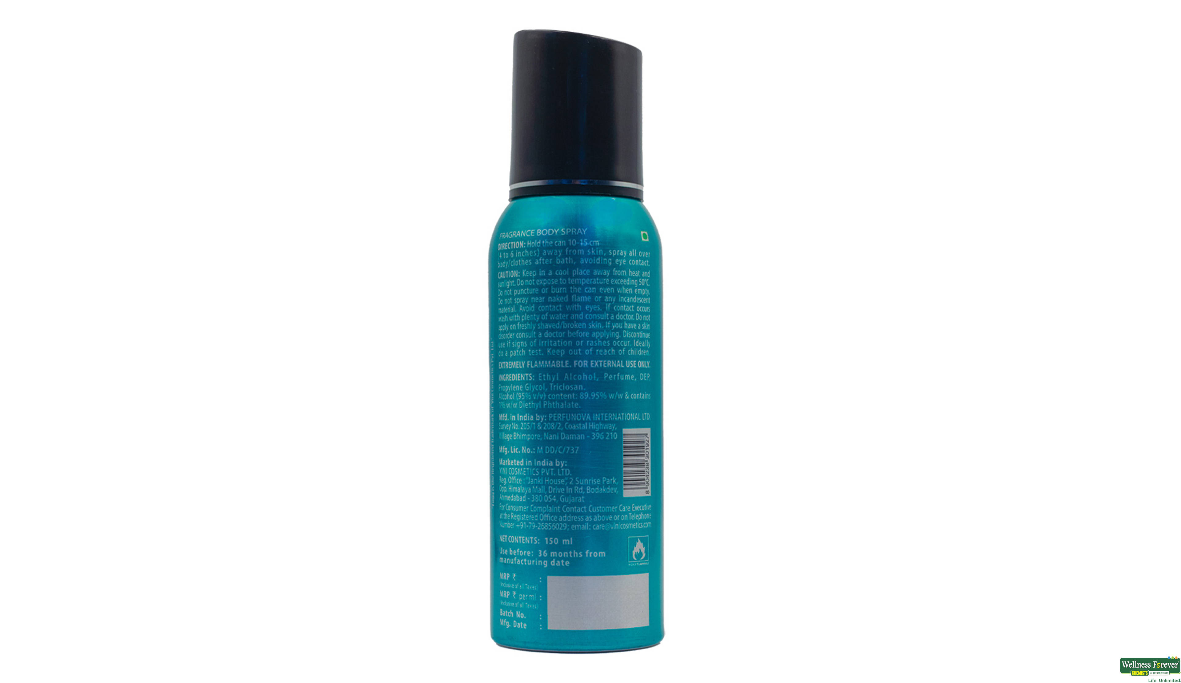 FOGG DEO RUSH 150ML- 3, 150ML, 