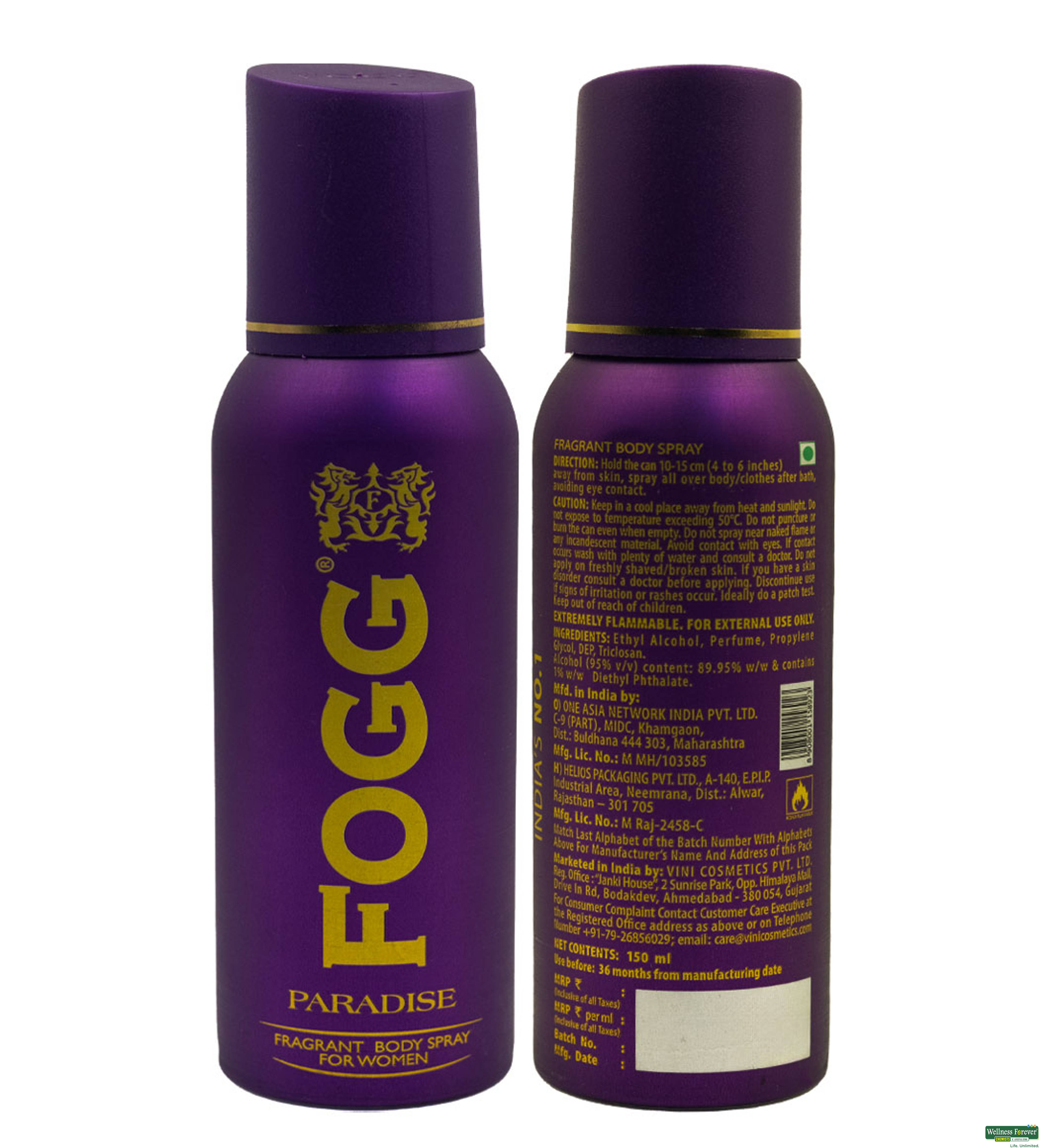 Fogg Paradise Body Spray For Women 150ml-image