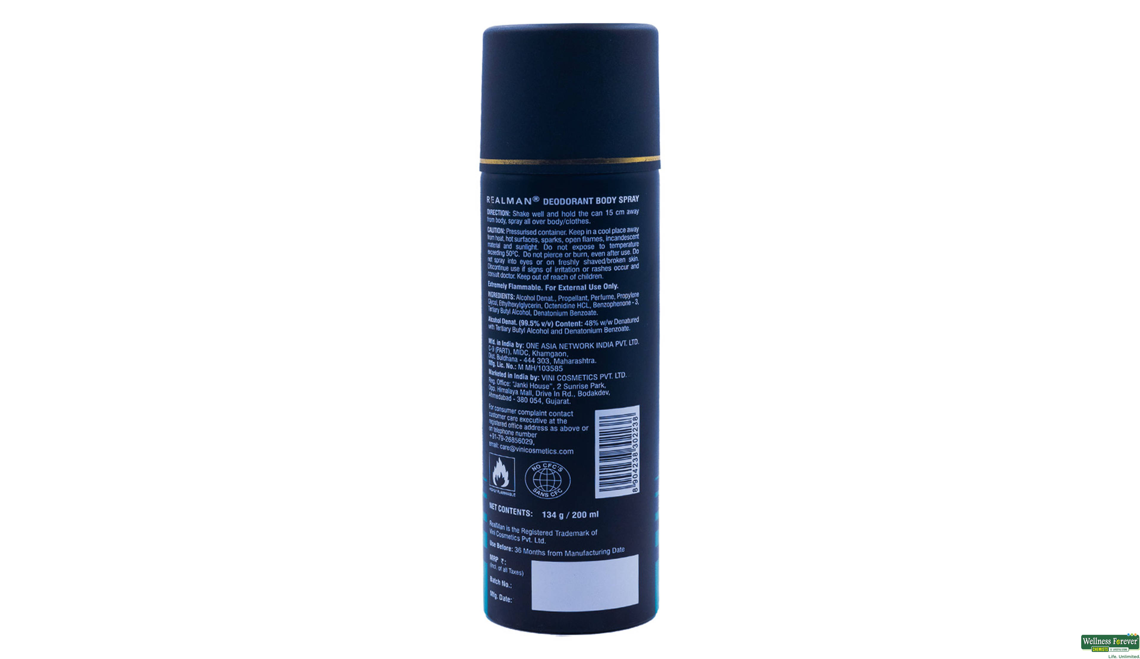 FOGG DEO REALMAN ATTRACT 200ML- 3, 200ML, 
