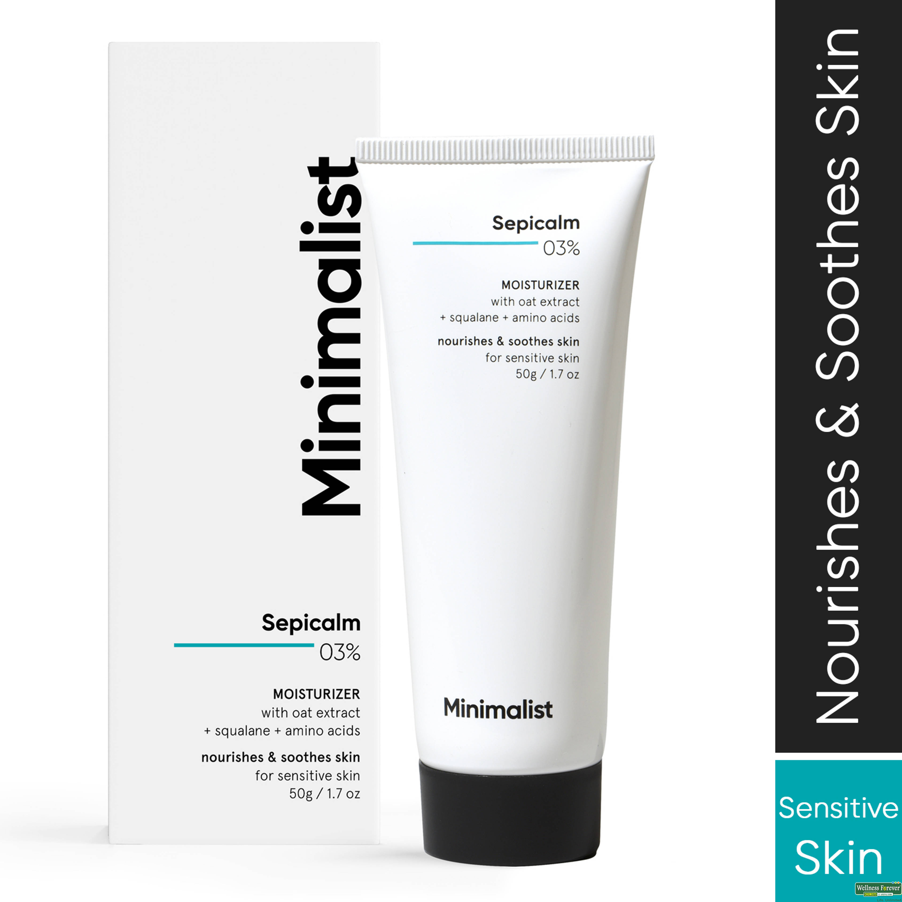 Minimalist 3% Sepicalm + Oats Face Moisturizer 50g-image