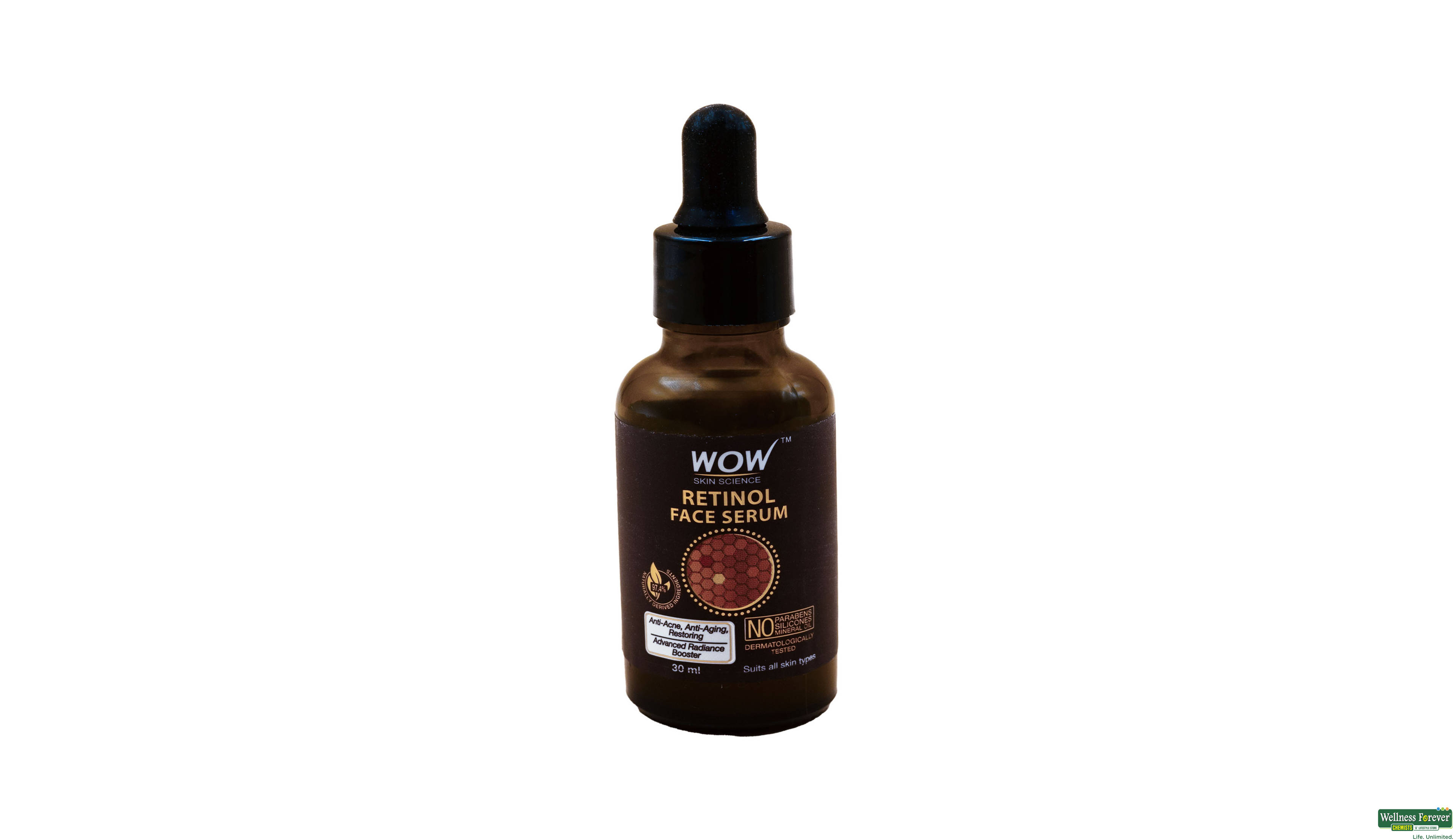 WOW SKIN SCIENCE RETINOL FACE SERUM 30ML- 5, 30ML, 