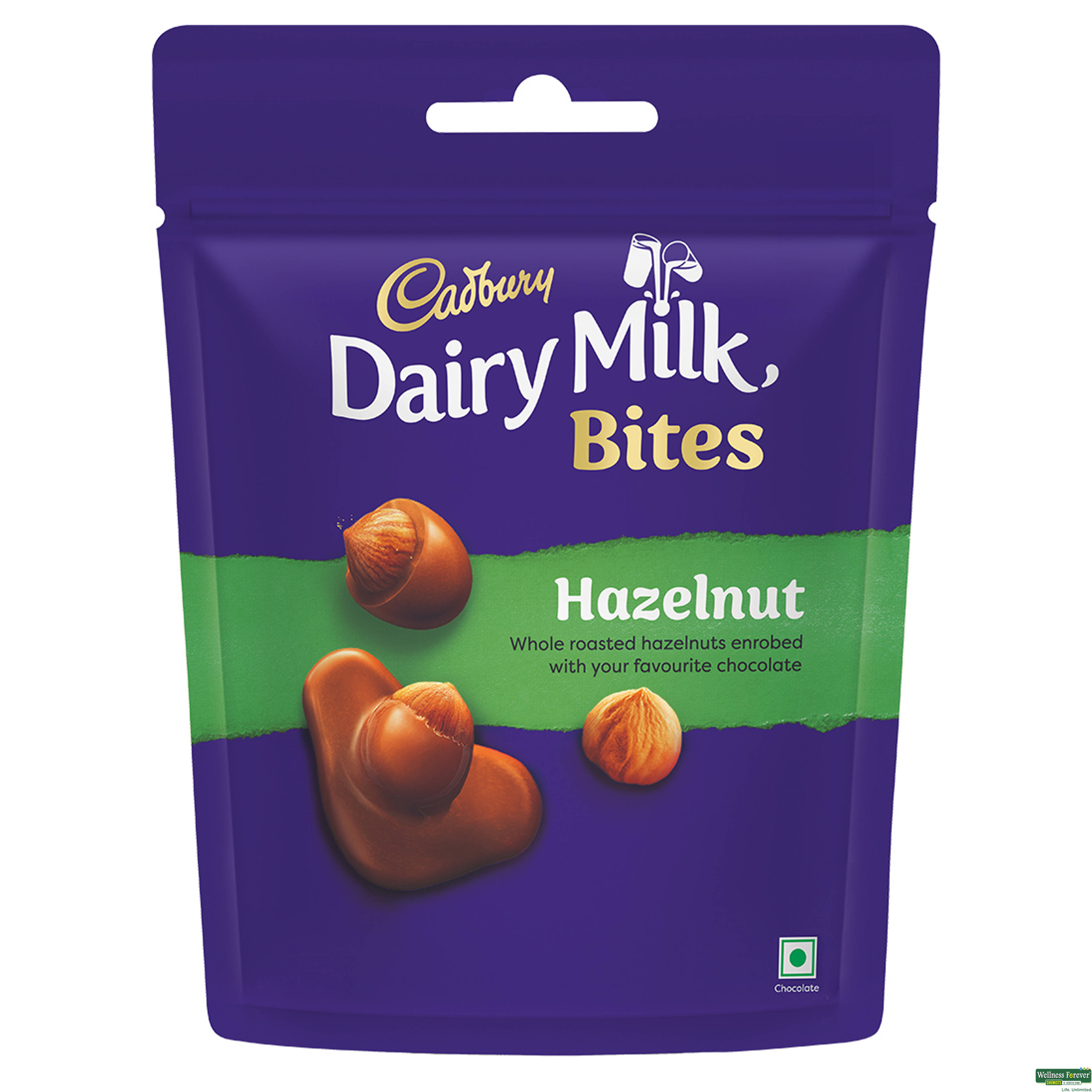 Cadbury Dairy Milk Bites, Hazelnuts, 40 g-image