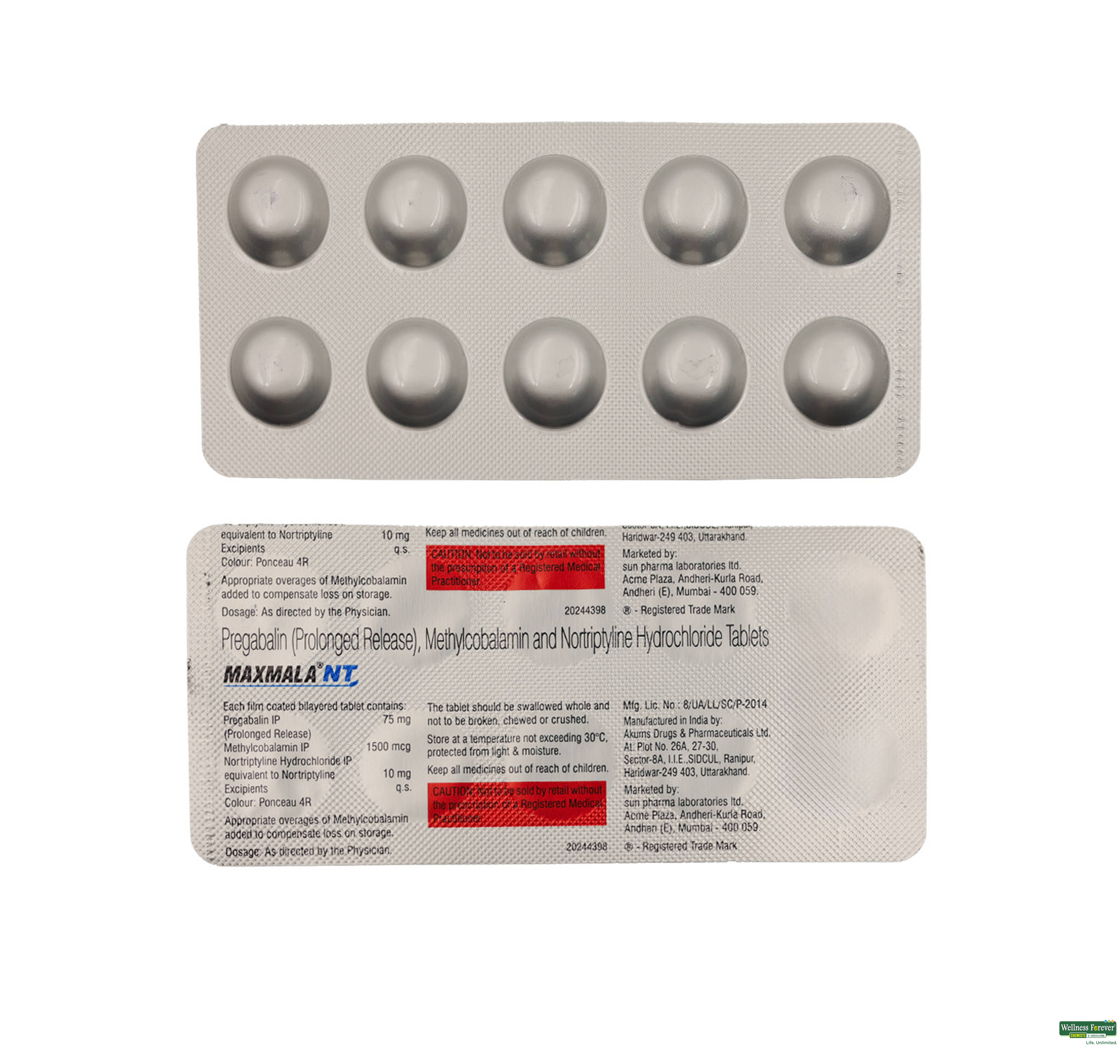 Maxmala NT 10 Tablets-image