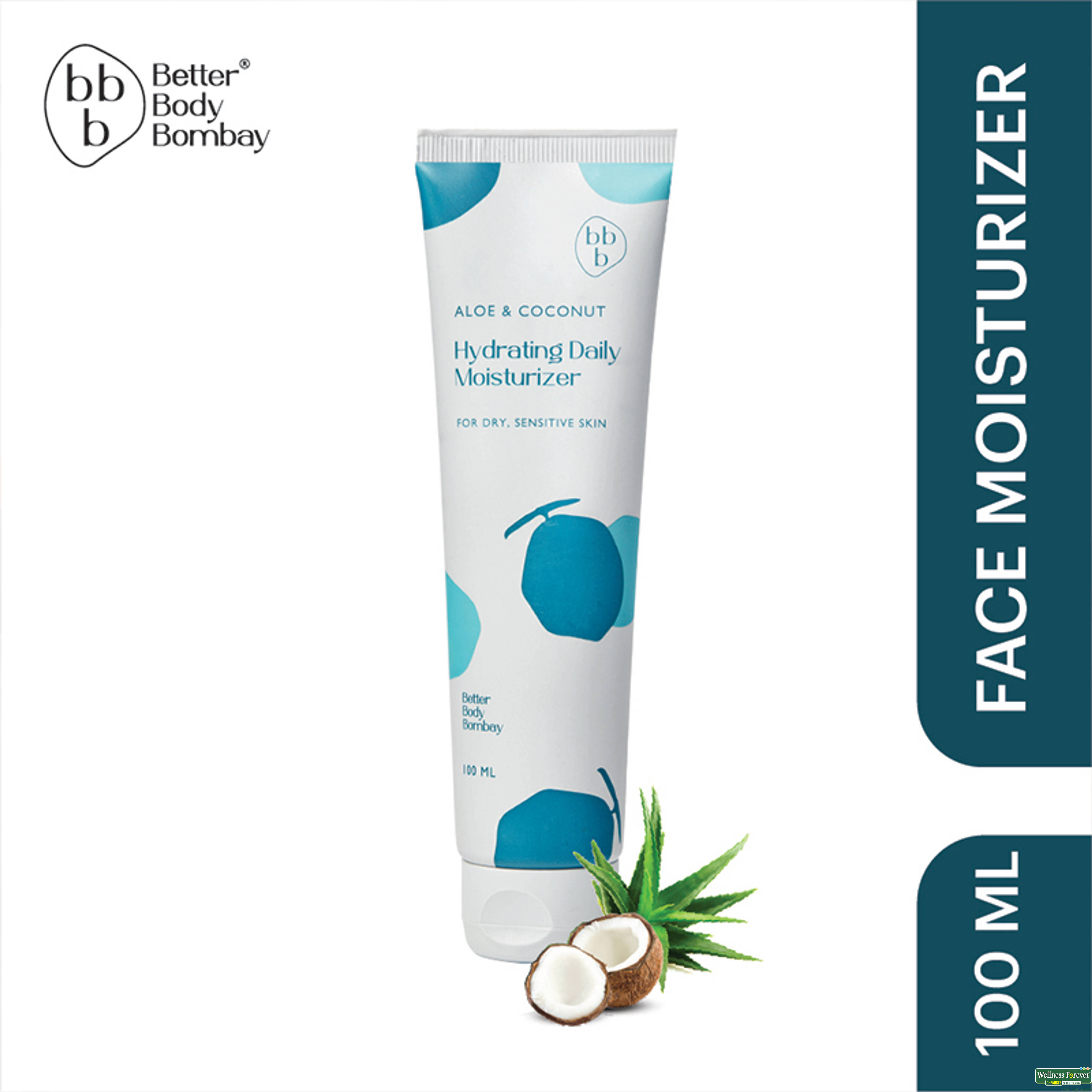 BBB Better Body Bombay Aloe & Coconut Hydrating Daily Moisturizer 100ml-image