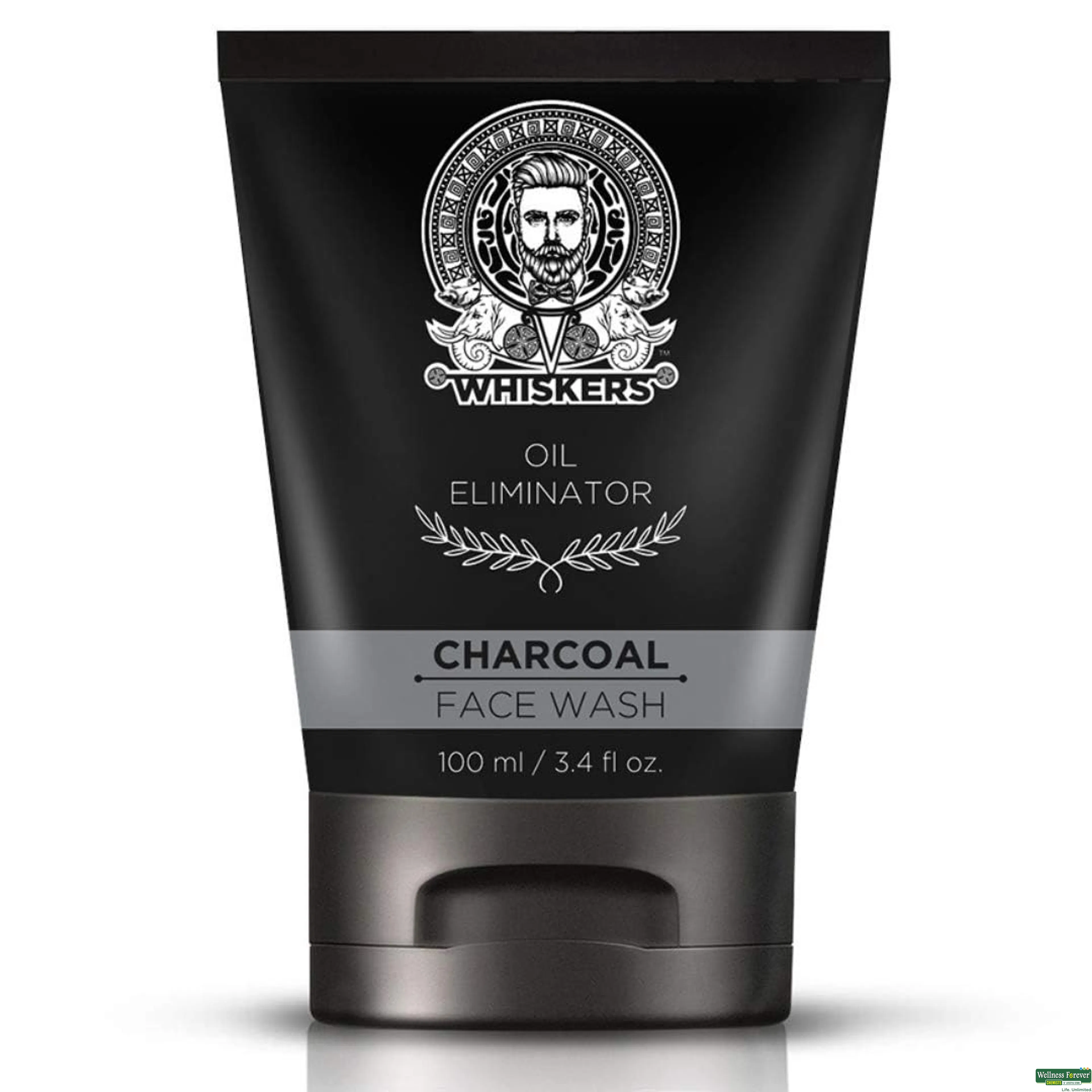 WHISKERS F/WASH MEN CHARCOAL 100ML-image