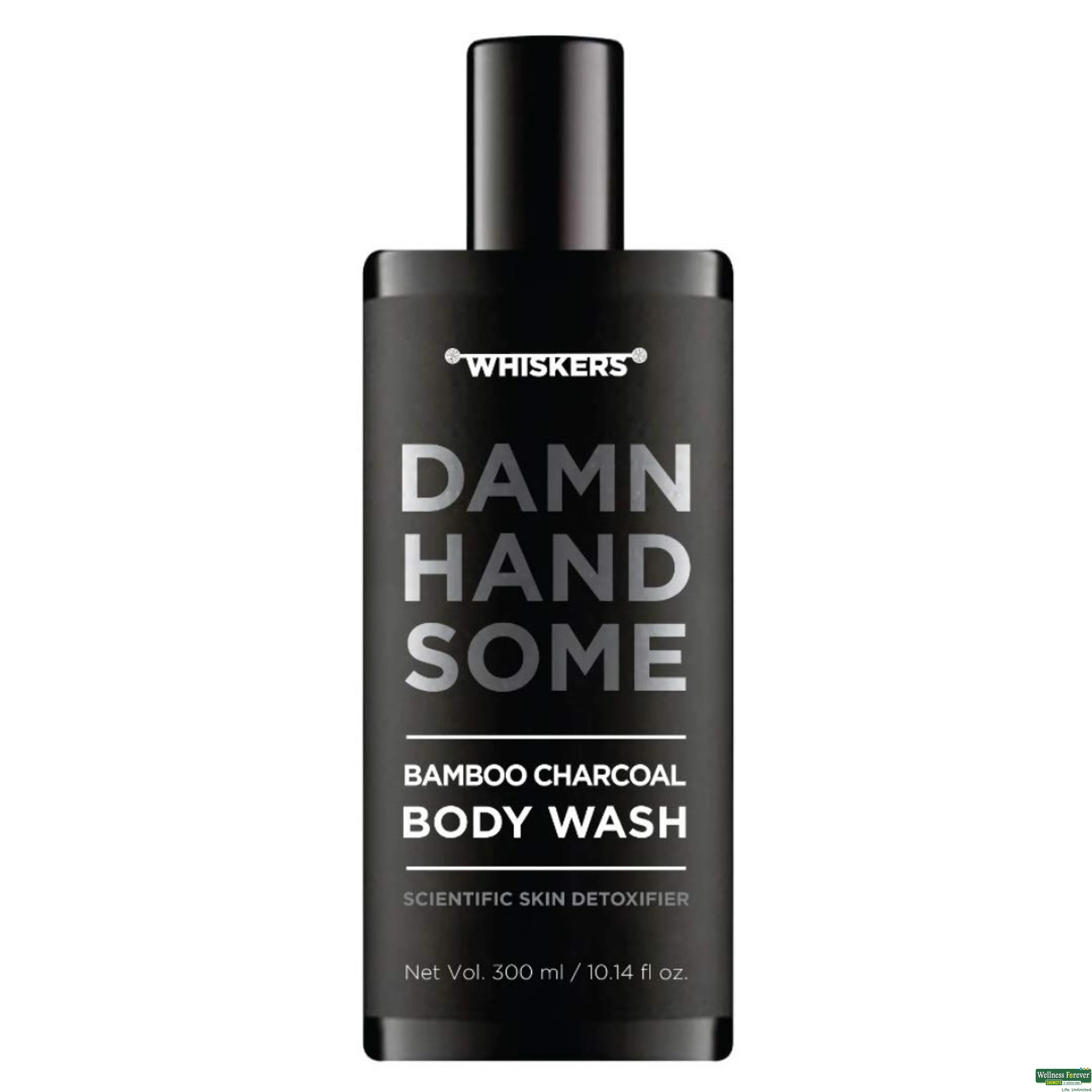 WHISKERS B/WASH MEN BAMBOO CHARCOAL 300ML-image