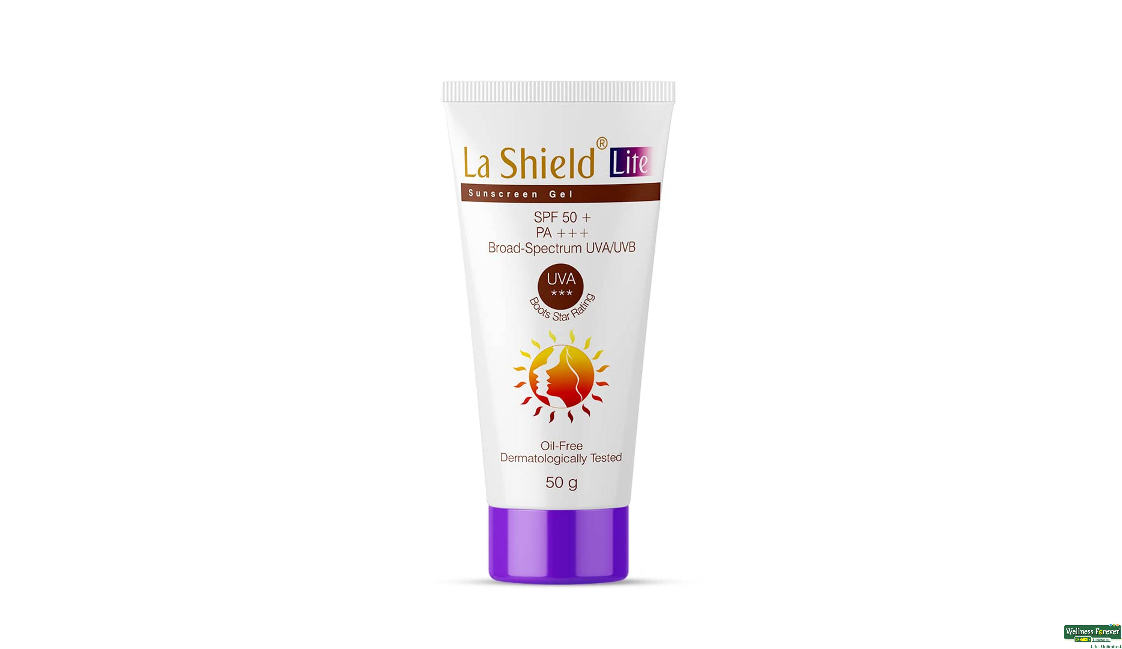LA SHIELD LITE SUNSCREEN SPF50 GEL 50GM- 1, 50GM, 