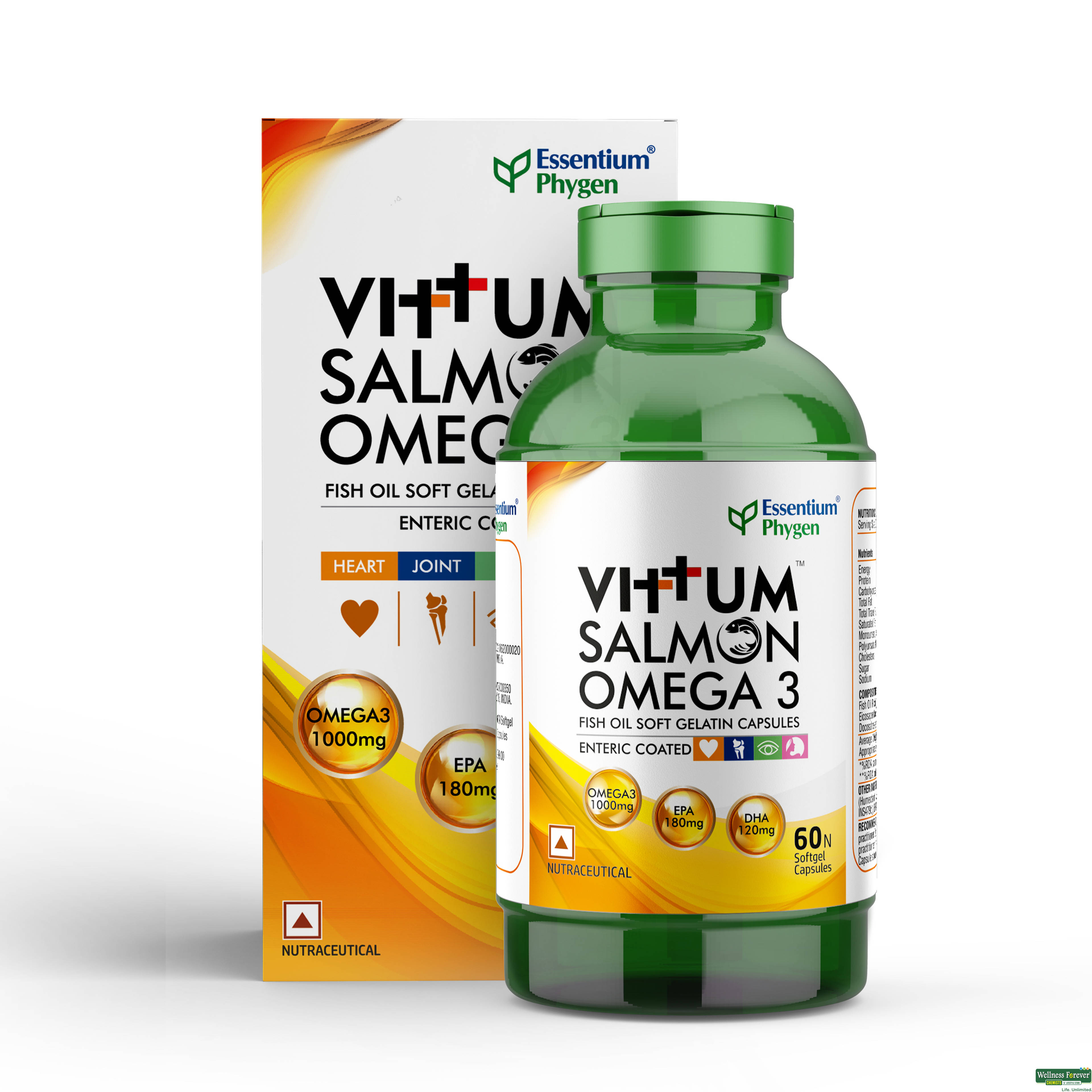 VITTUM OMEGA 3 SALMON FISH OIL 60CAP-image