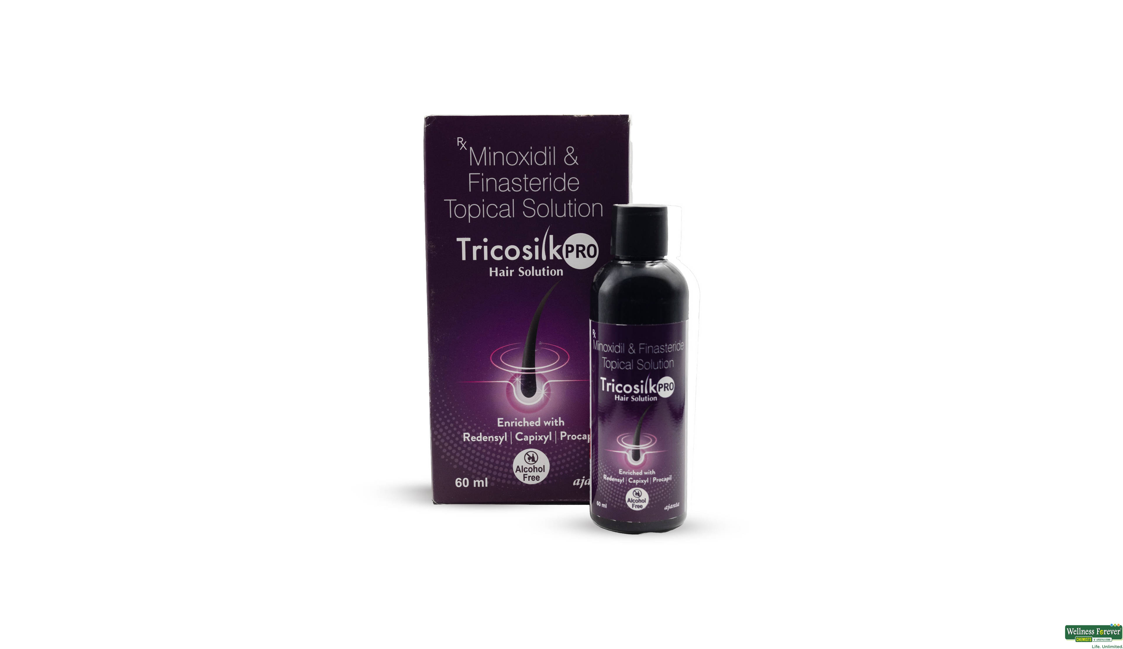 TRICOSILK PRO HAIR SOLN 60ML- 1, 60ML, 