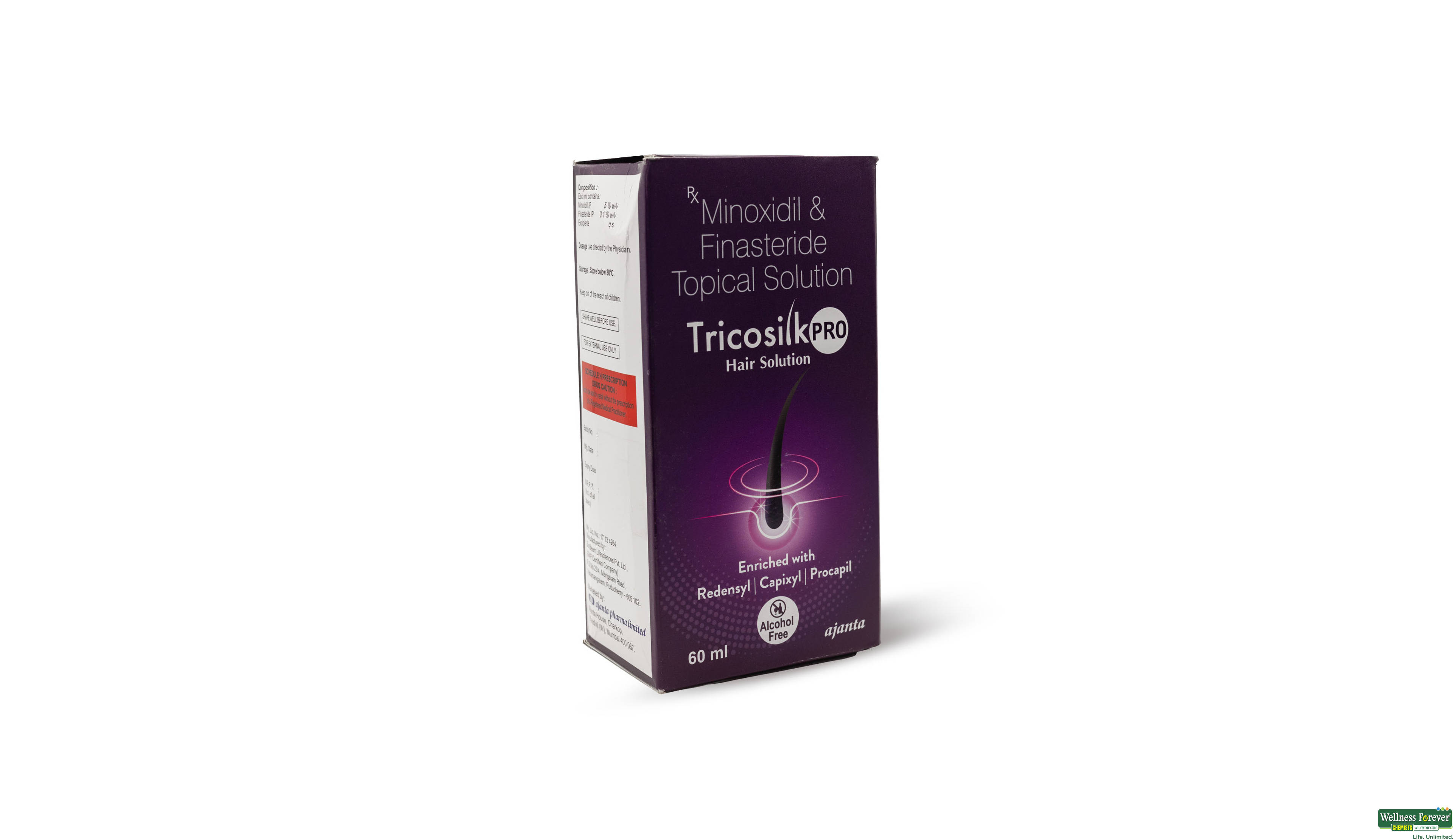 TRICOSILK PRO HAIR SOLN 60ML- 5, 60ML, 