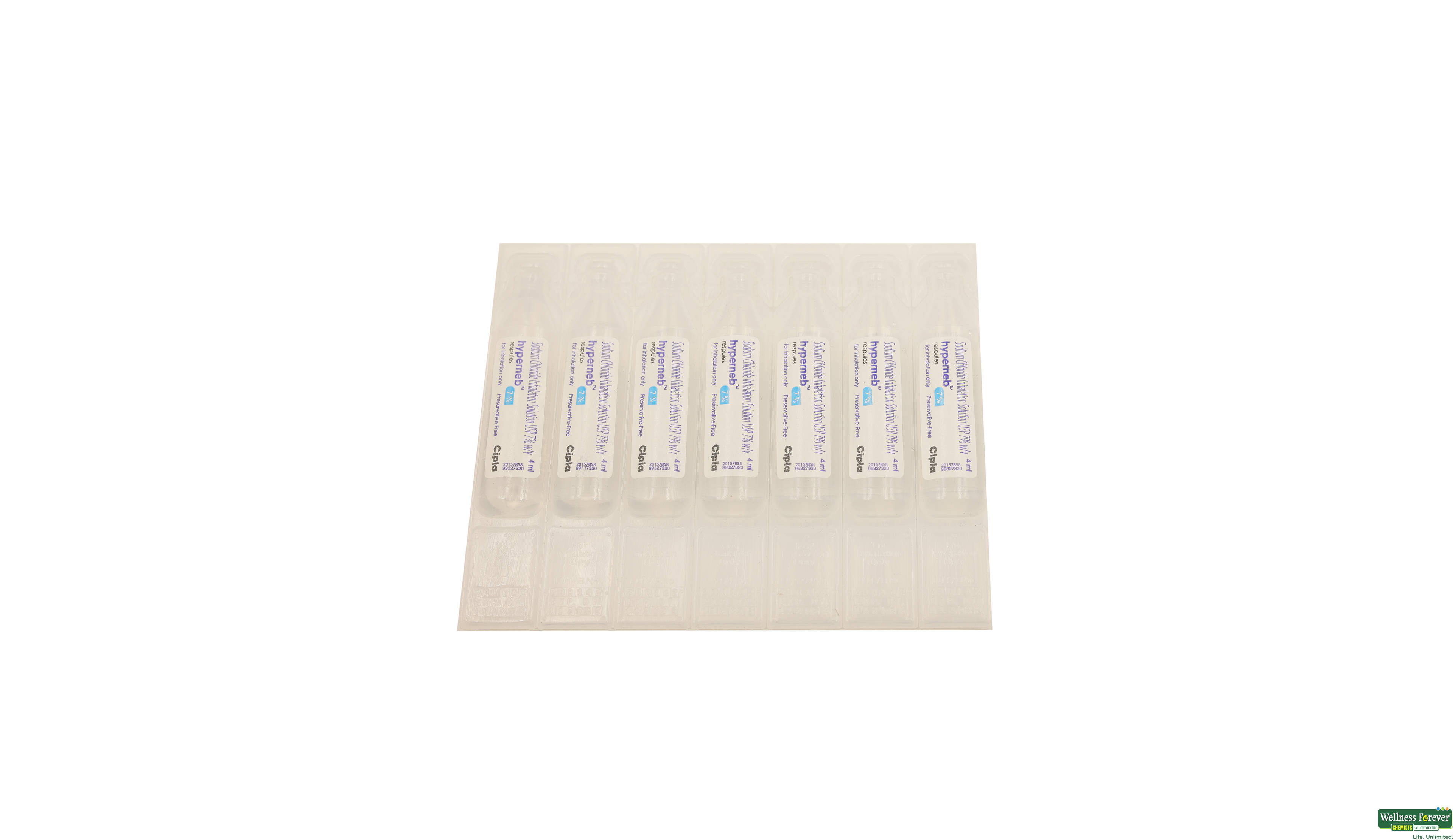 HYPERNEB 7% RESPULES 4ML- 1, 4ML, 