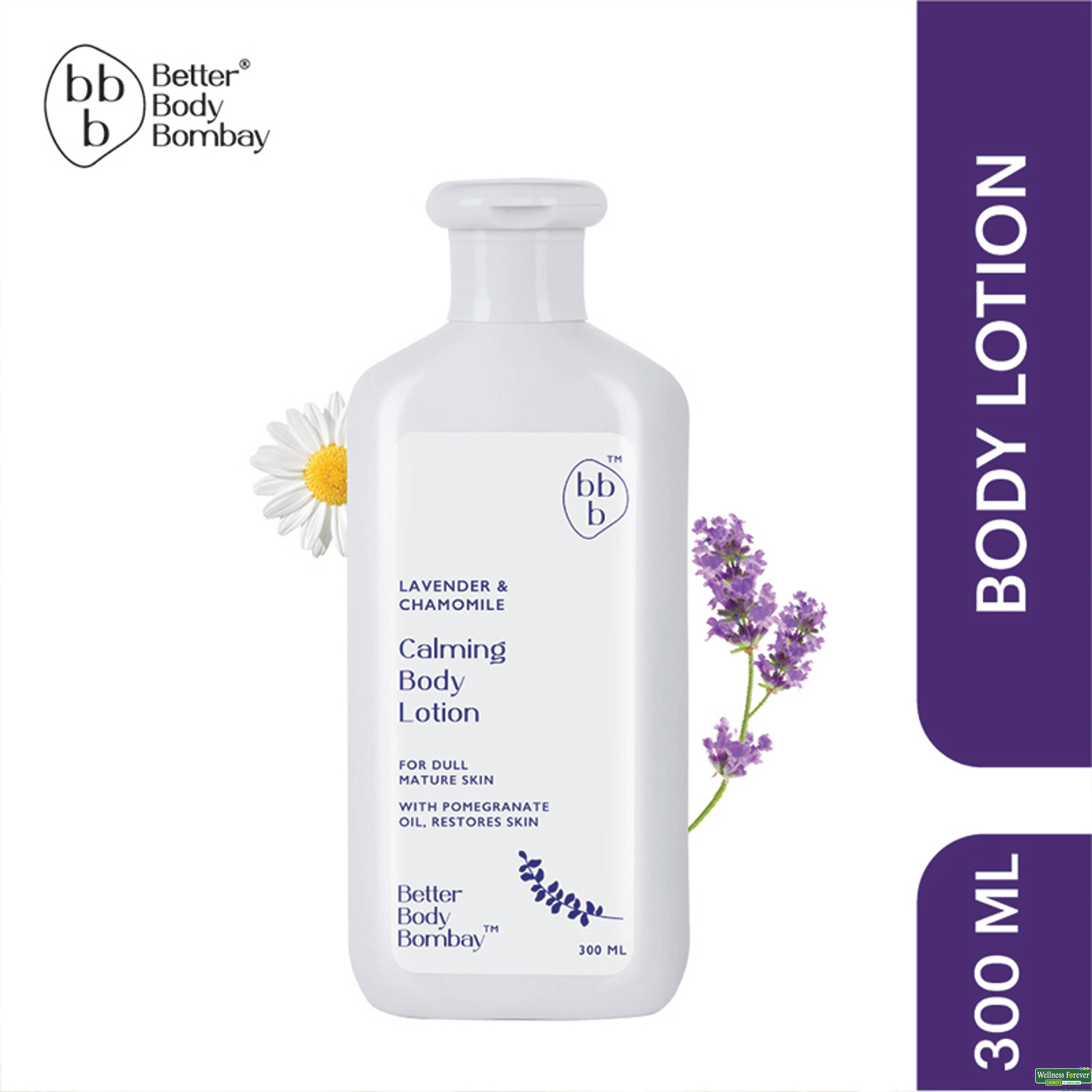 BBB Better Body Bombay Lavender & Chamomile Calming Body Lotion 300ml-image