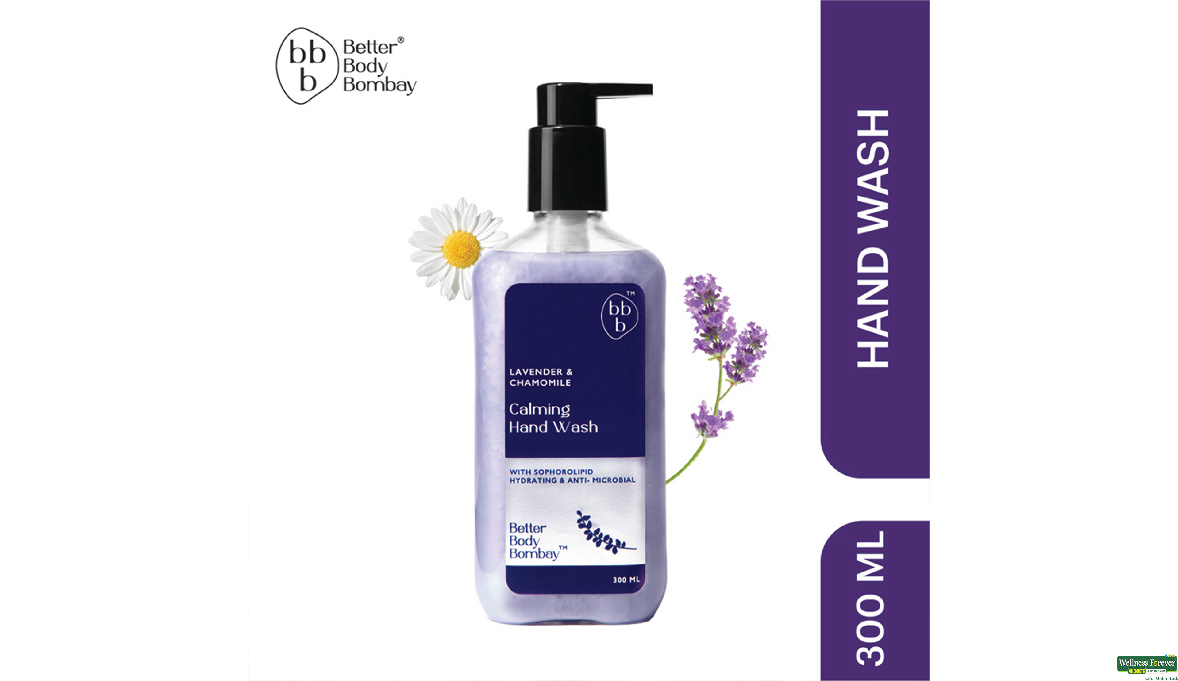 BBB H/WASH LAVENDER & CHAMOMILE 300ML- 1, 300ML, 