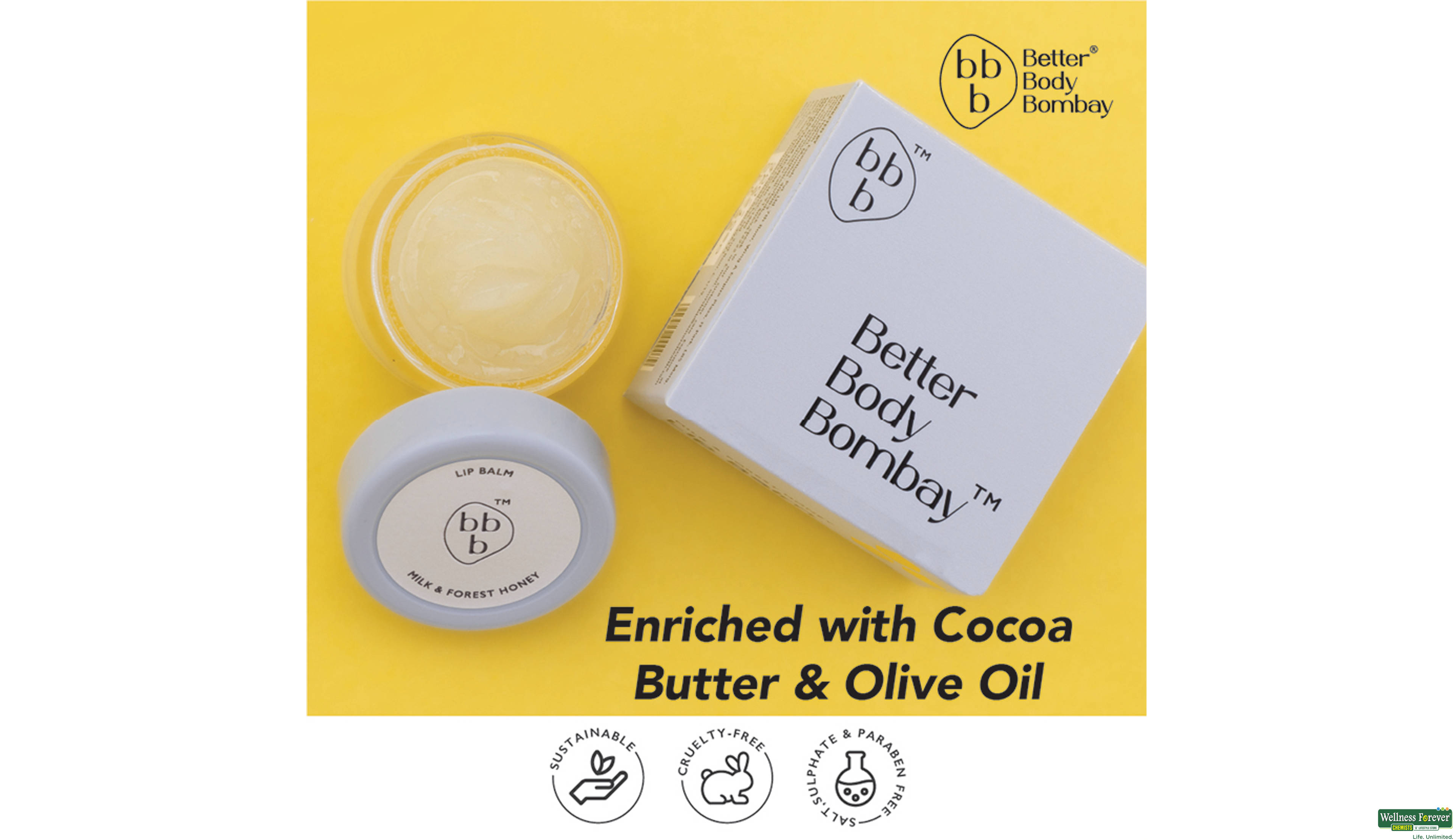 BBB L/BALM MILK & HONEY 10GM- 3, 10GM, 