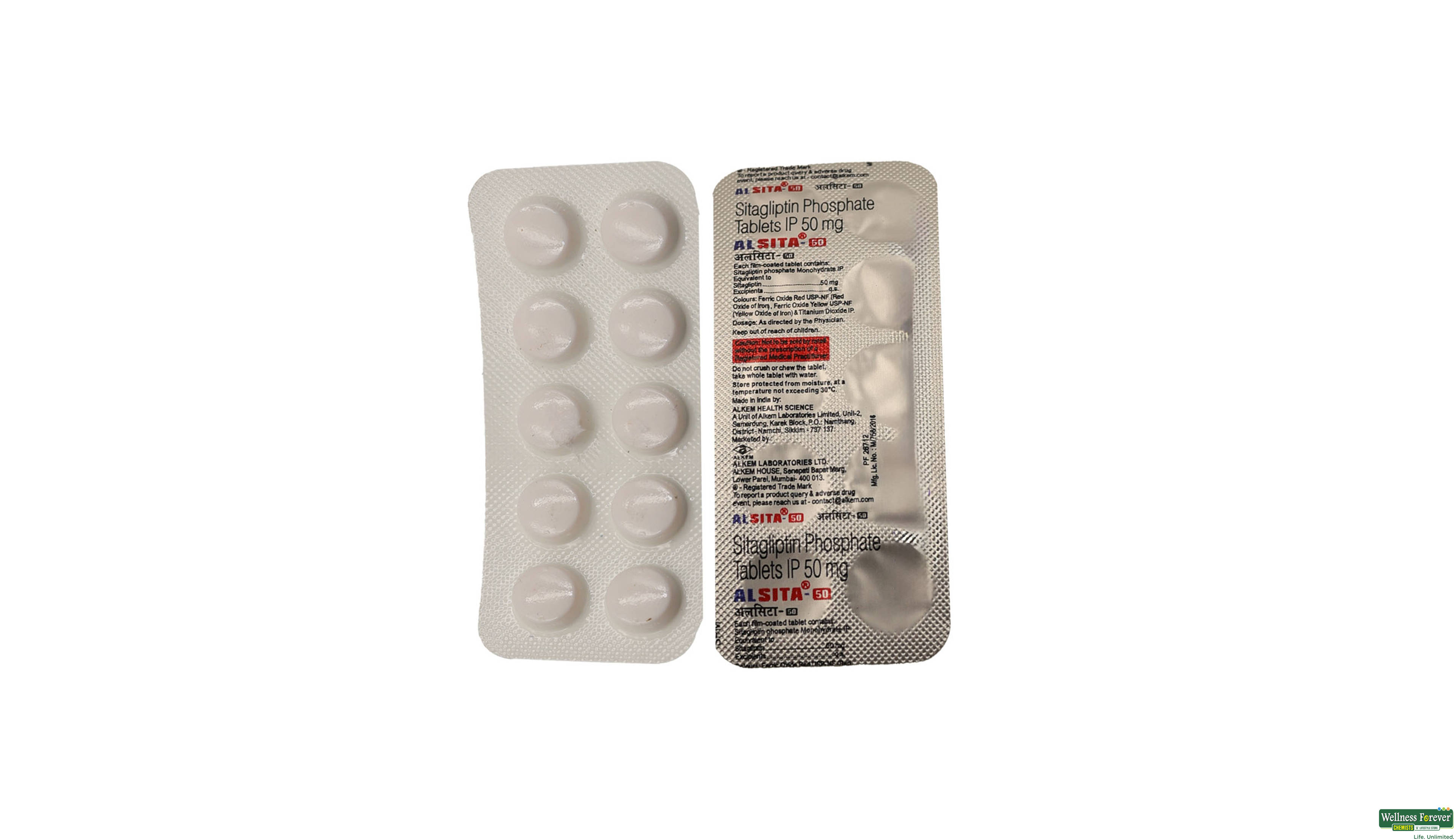 ALSITA 50MG 10TAB- 1, 10TAB, 