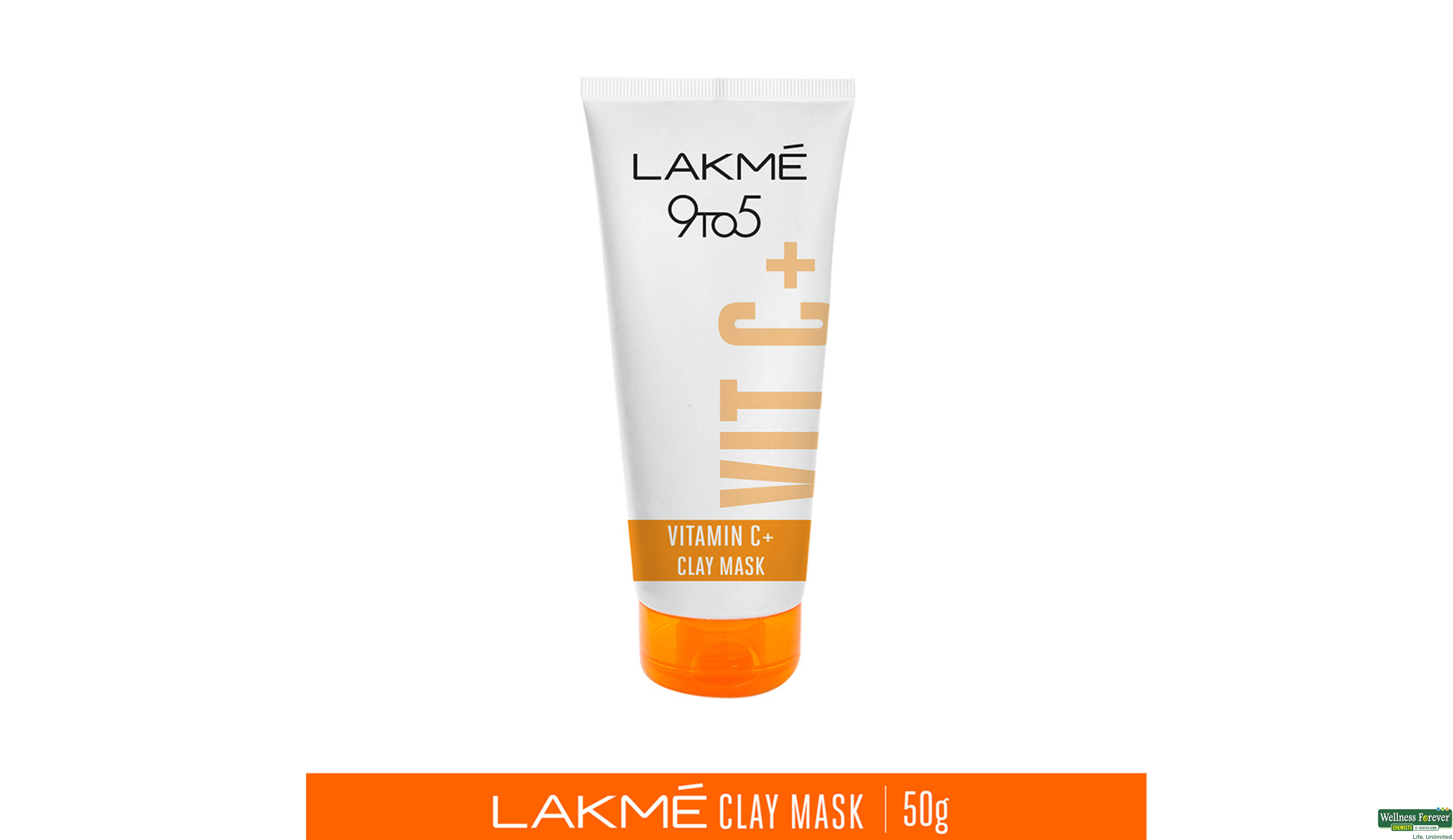 LAKME 9TO5 VITAMIN C CLAY MASK 50GM- 1, 50GM, 