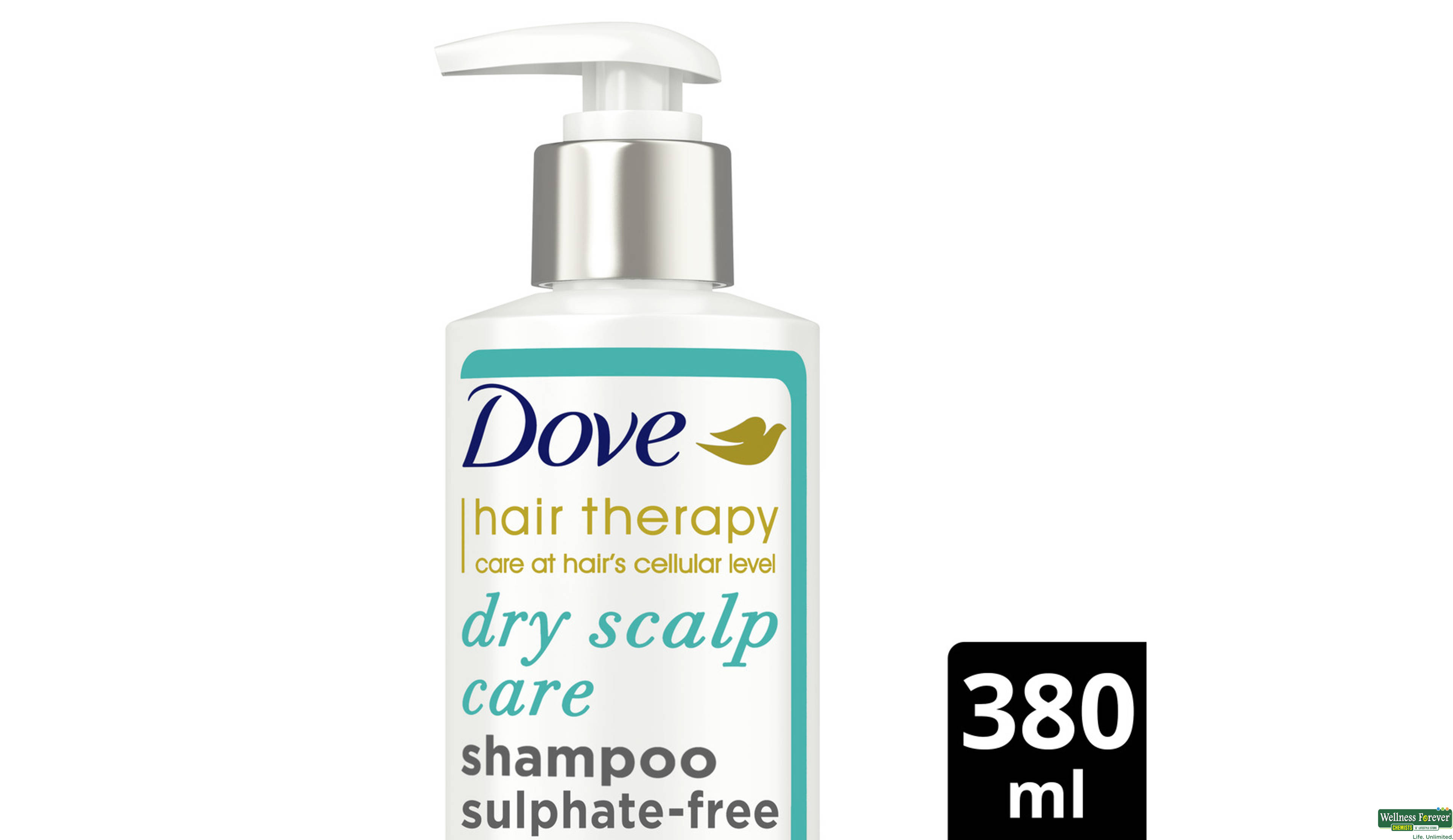 DOVE SHMP HAIR THERPY DRY SCALP 380 ML- 1, 380ML, 