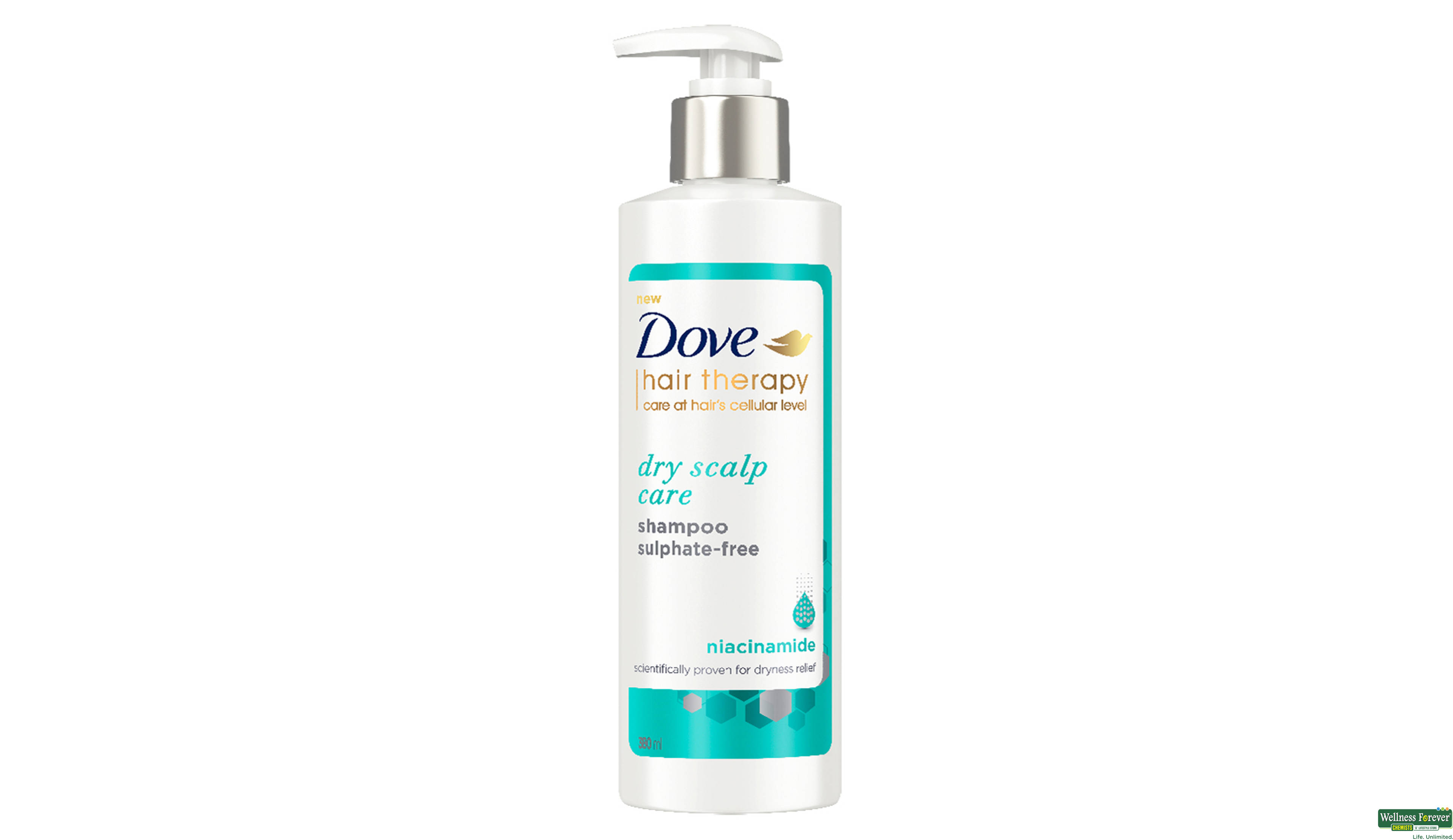 DOVE SHMP HAIR THERPY DRY SCALP 380 ML- 2, 380ML, 